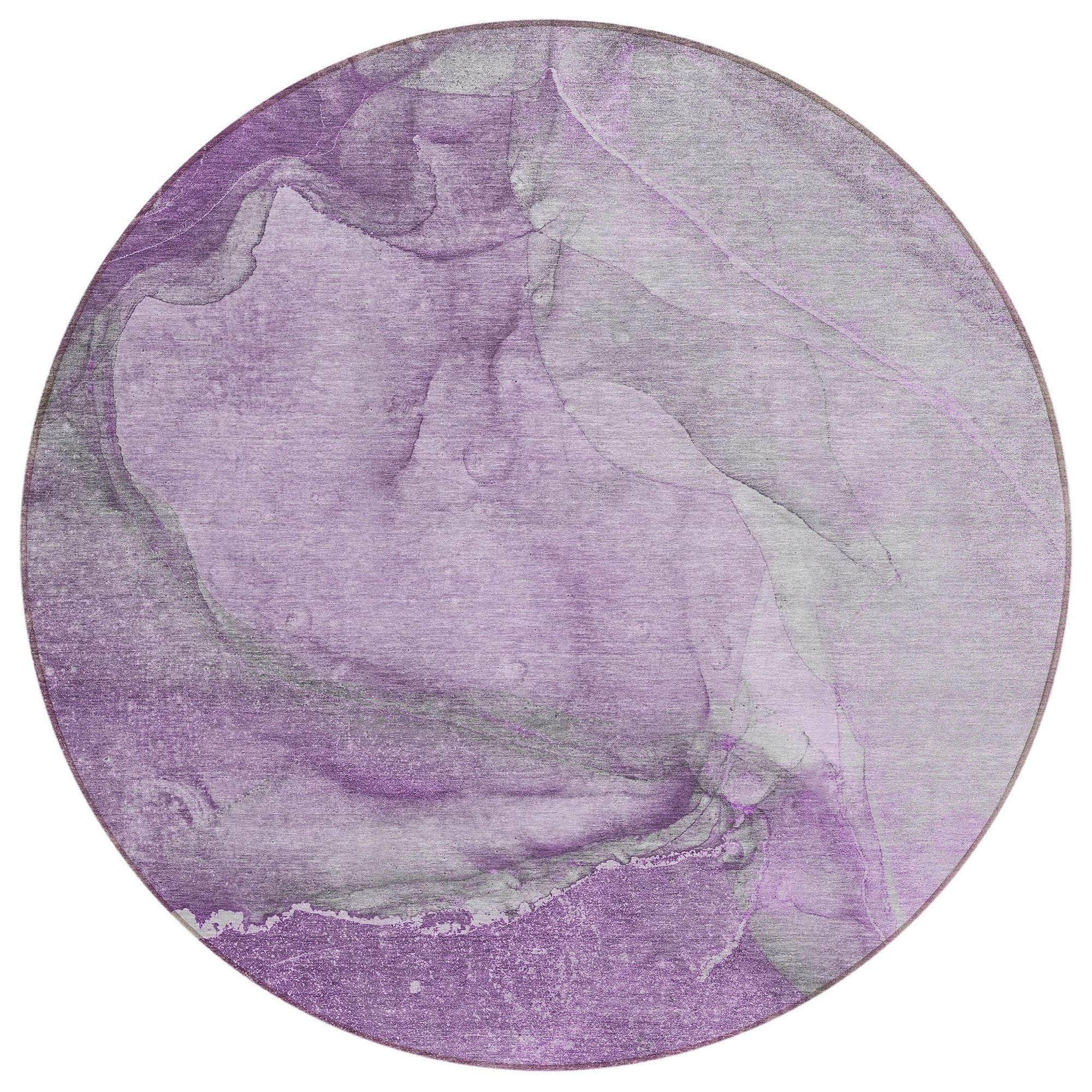 Machine Made ACN524 Lilac Purple Rugs #color_lilac purple