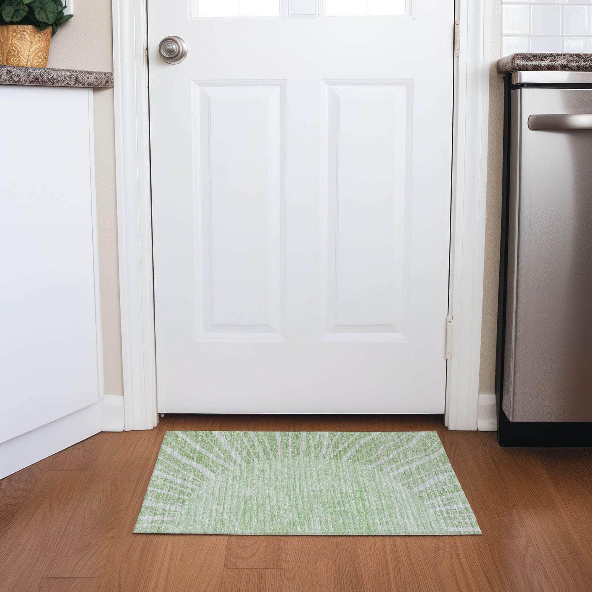 Machine Made ACN668 Aloe Green Rugs #color_aloe green