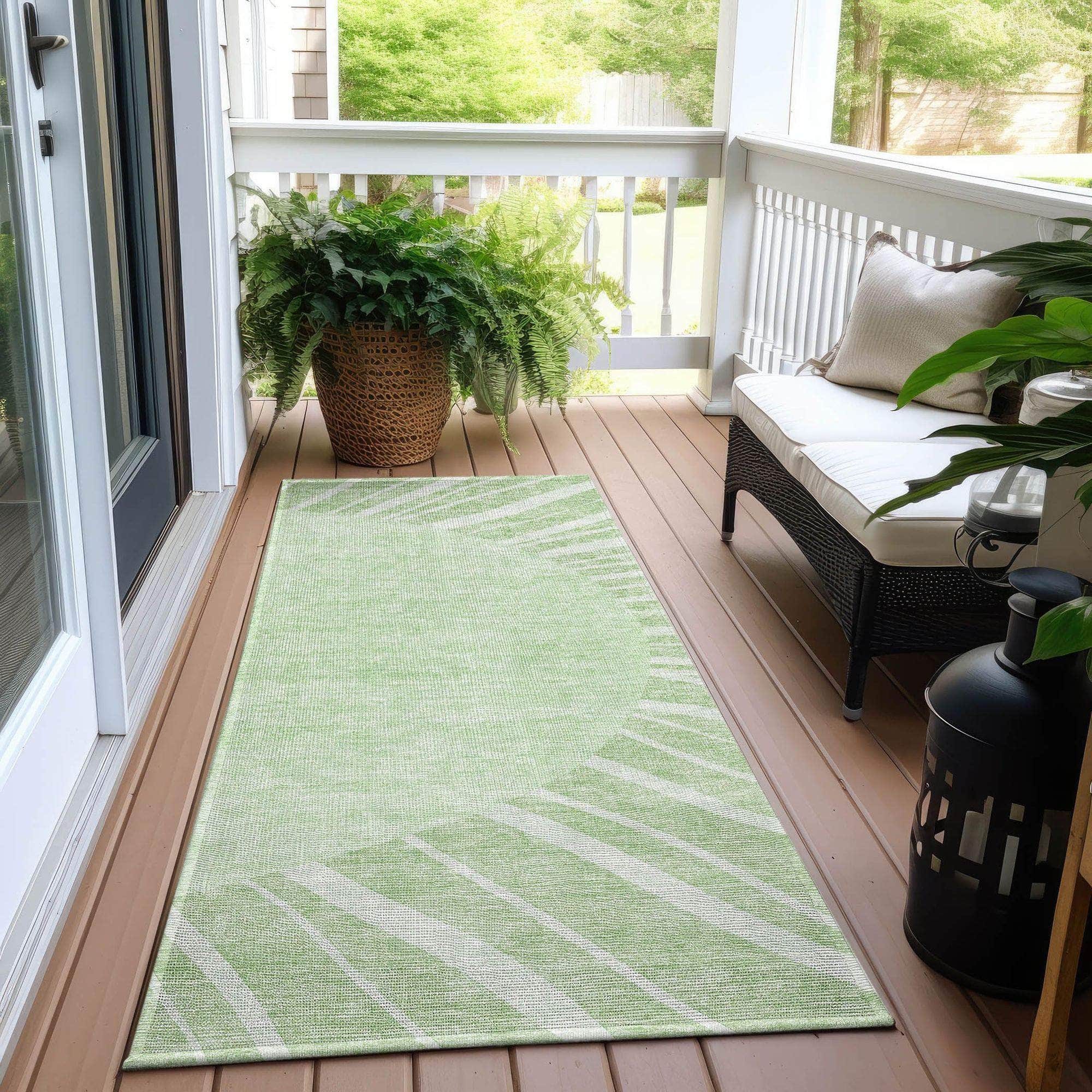 Machine Made ACN668 Aloe Green Rugs #color_aloe green