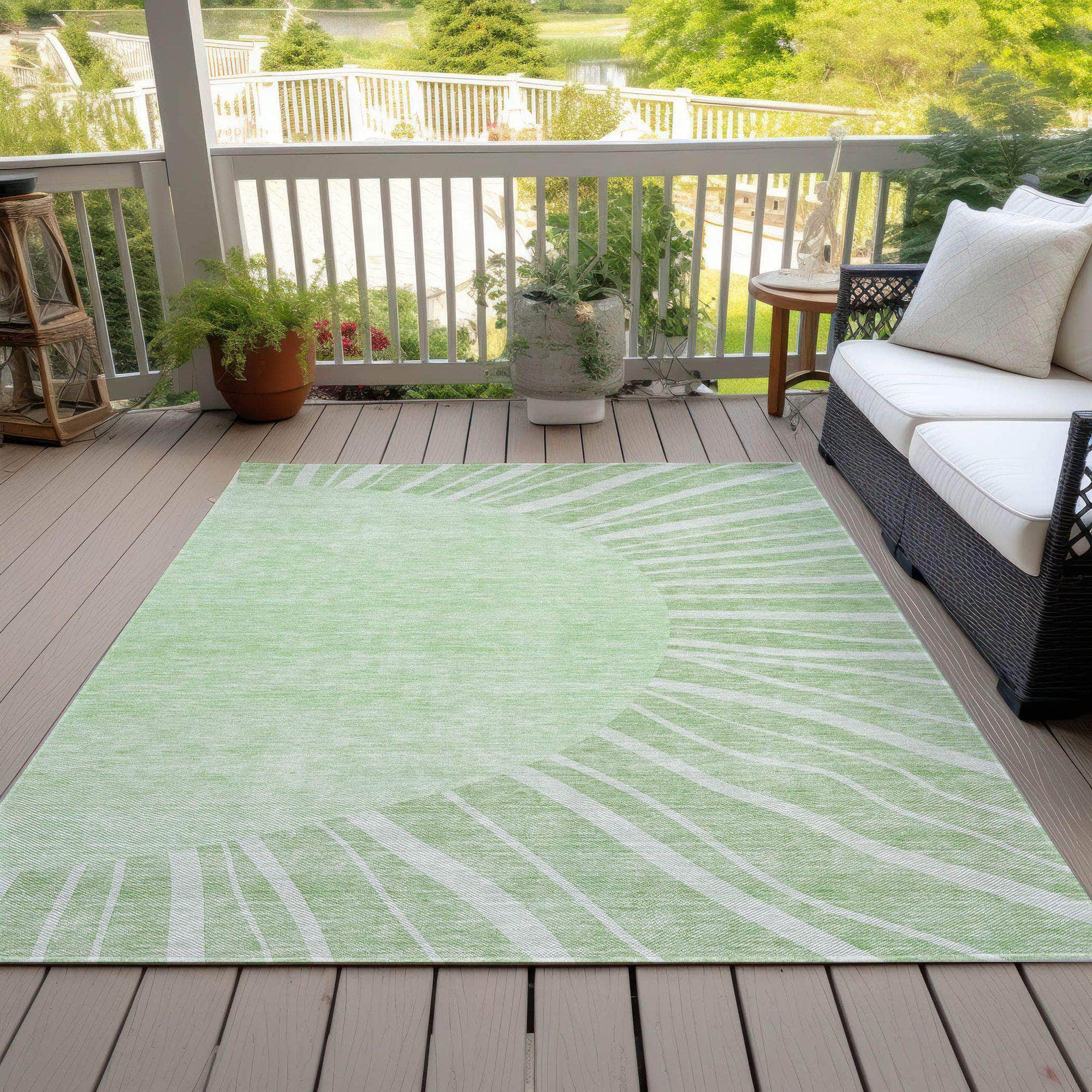 Machine Made ACN668 Aloe Green Rugs #color_aloe green