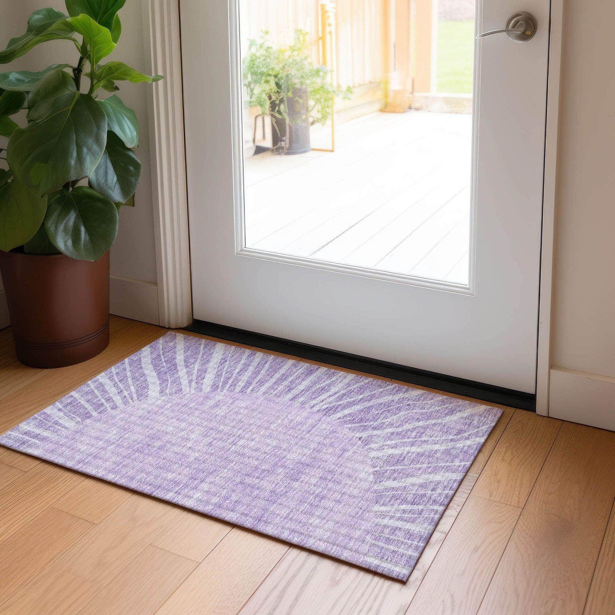 Machine Made ACN668 Lavender Purple Rugs #color_lavender purple