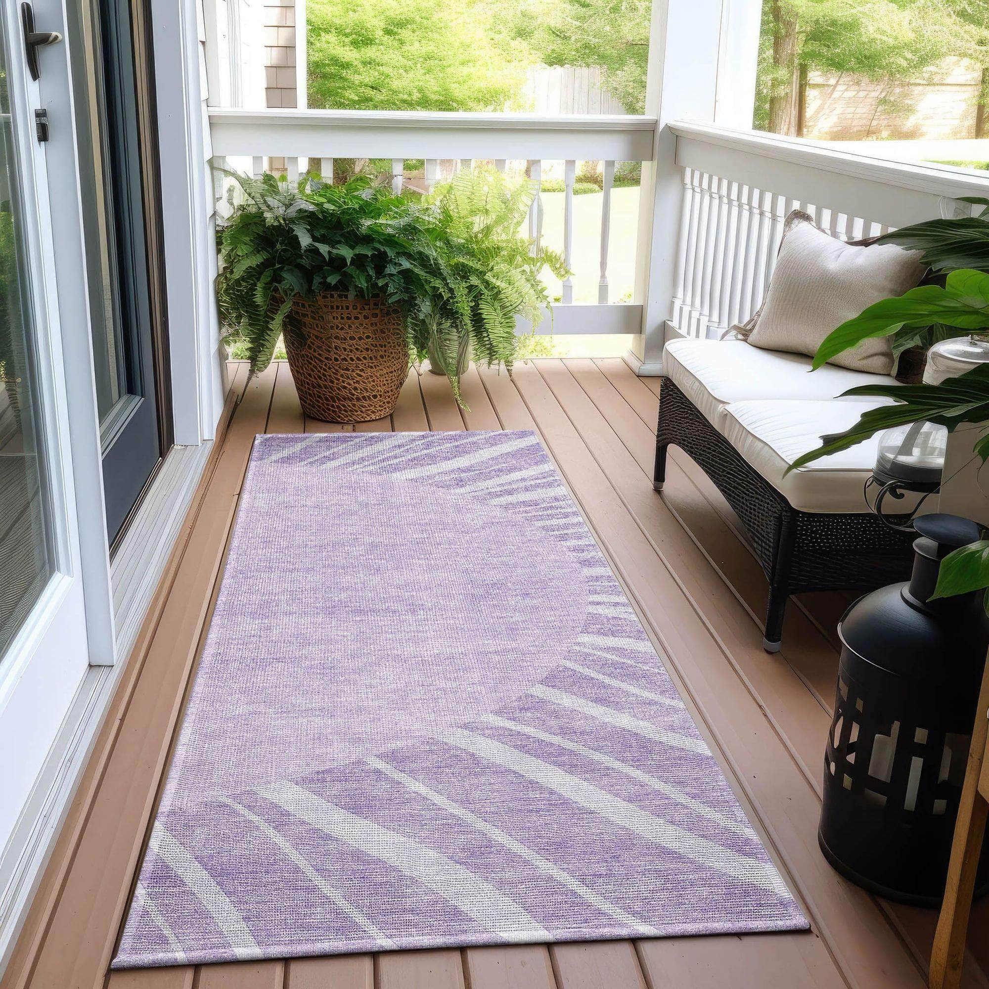 Machine Made ACN668 Lavender Purple Rugs #color_lavender purple