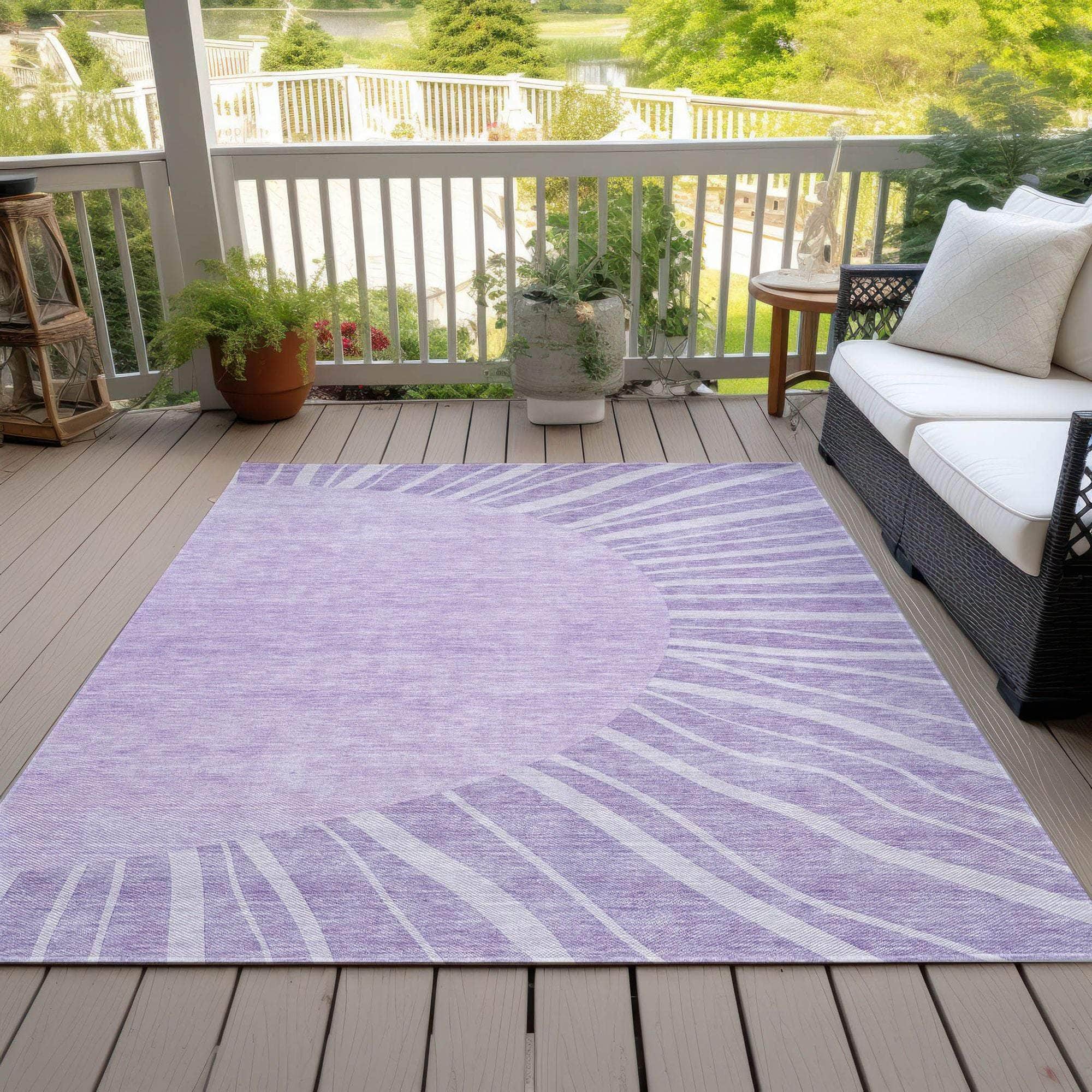 Machine Made ACN668 Lavender Purple Rugs #color_lavender purple