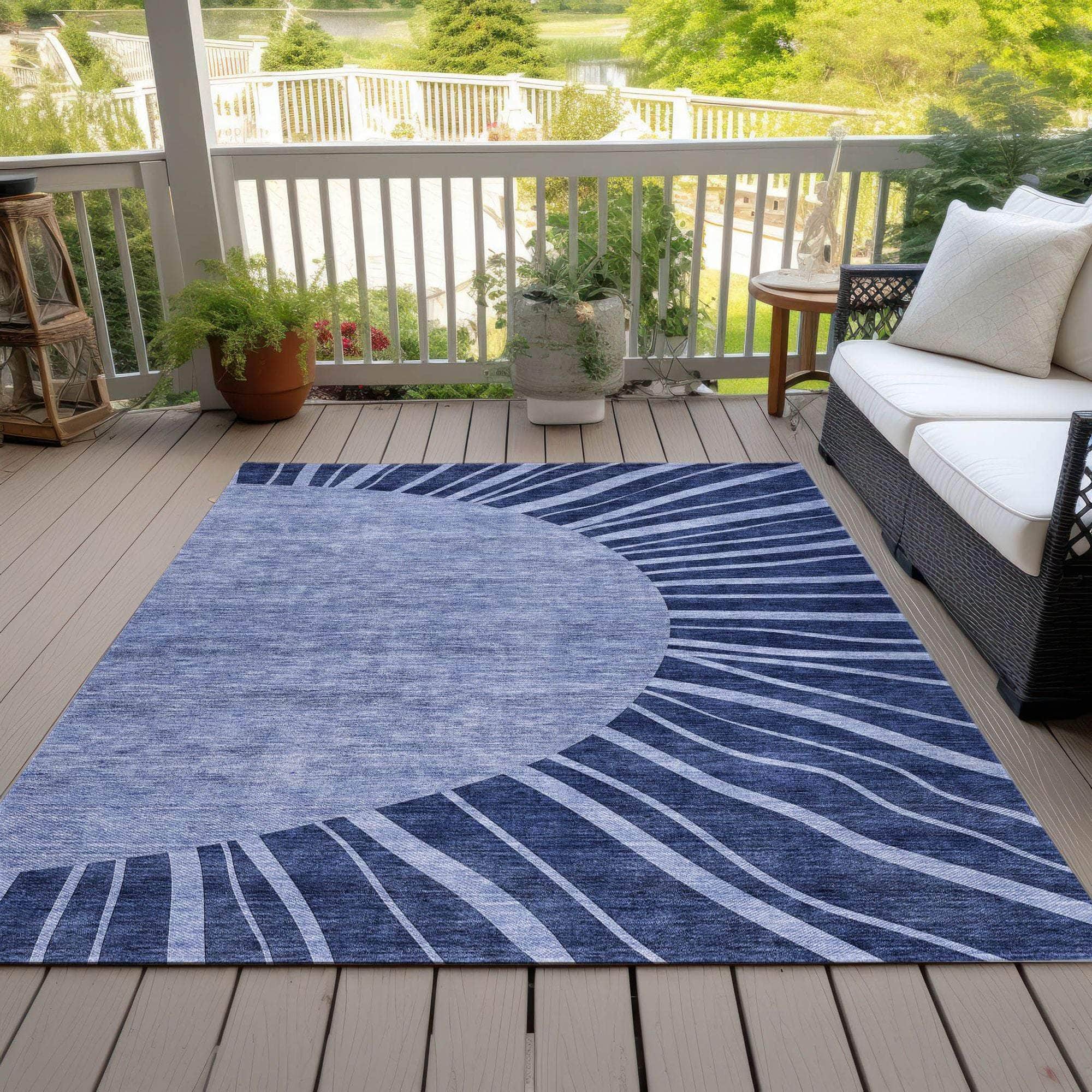 Machine Made ACN668 Navy Blue Rugs #color_navy blue