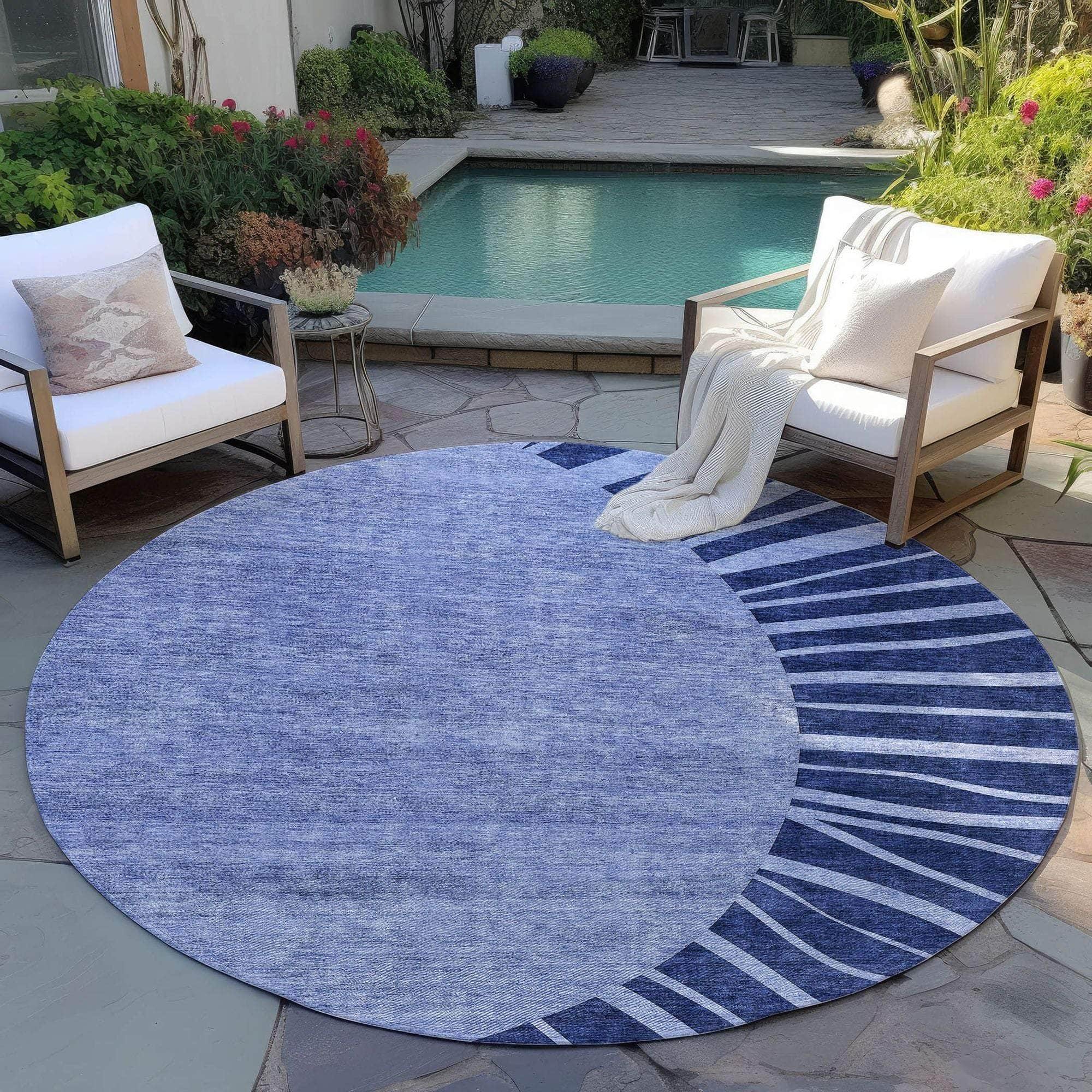Machine Made ACN668 Navy Blue Rugs #color_navy blue