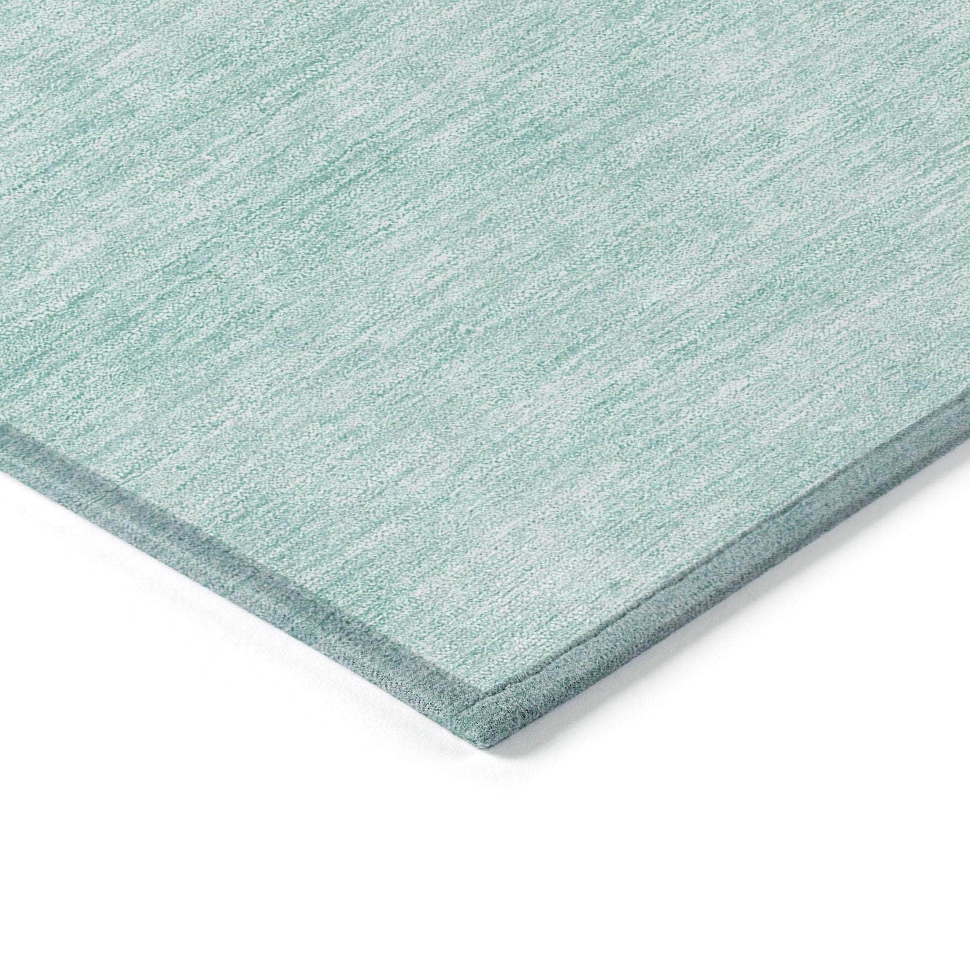 Machine Made ACN668 Teal  Rugs #color_teal 