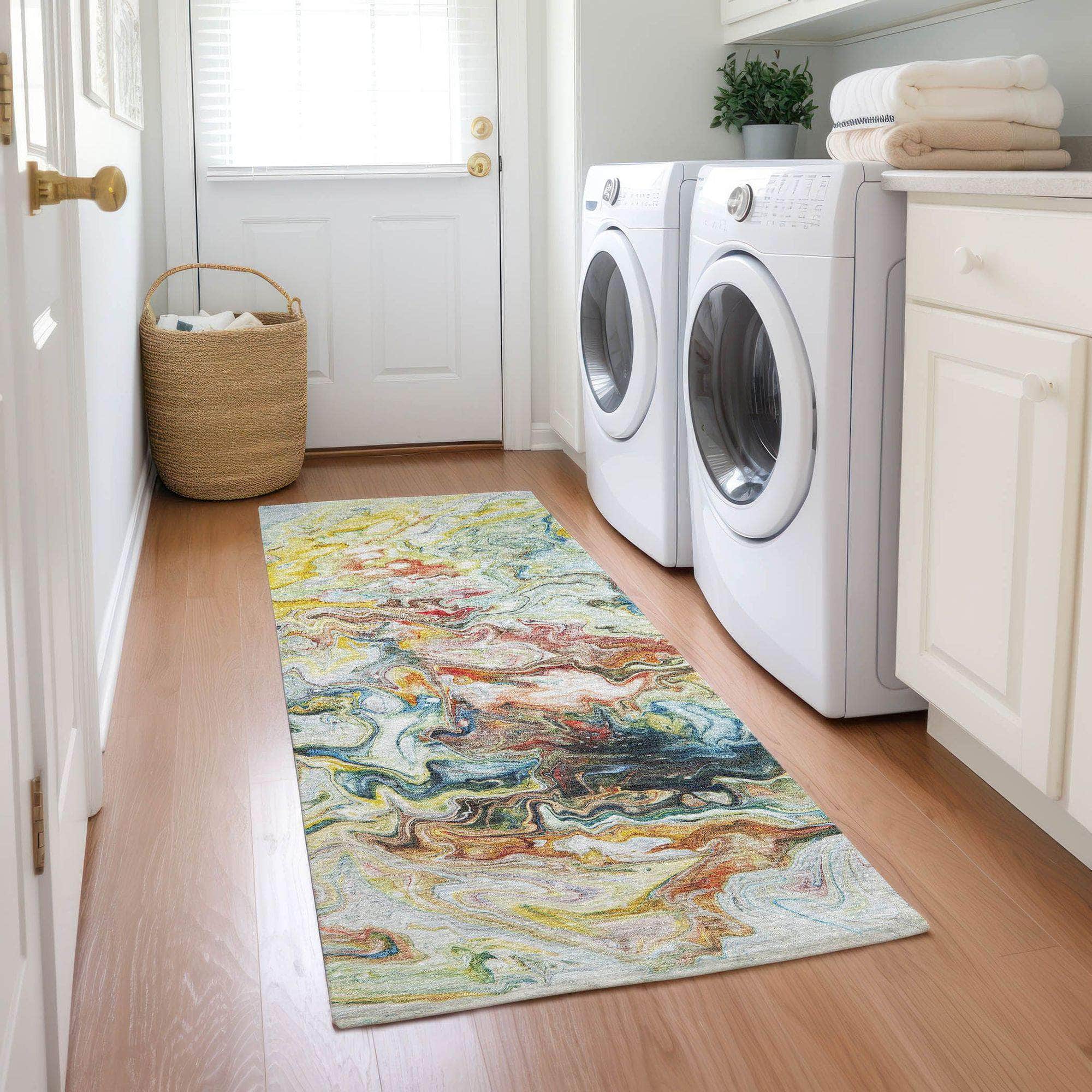 Machine Made ACN603 Ivory  Rugs #color_ivory 