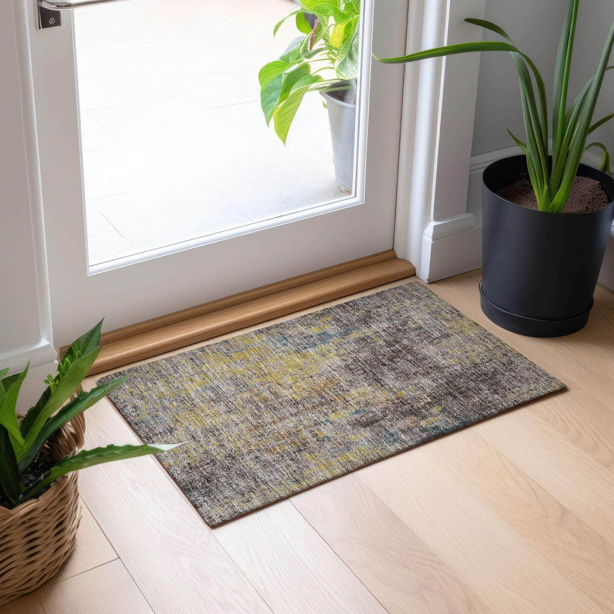 Machine Made ACN655 Mocha Brown Rugs #color_mocha brown