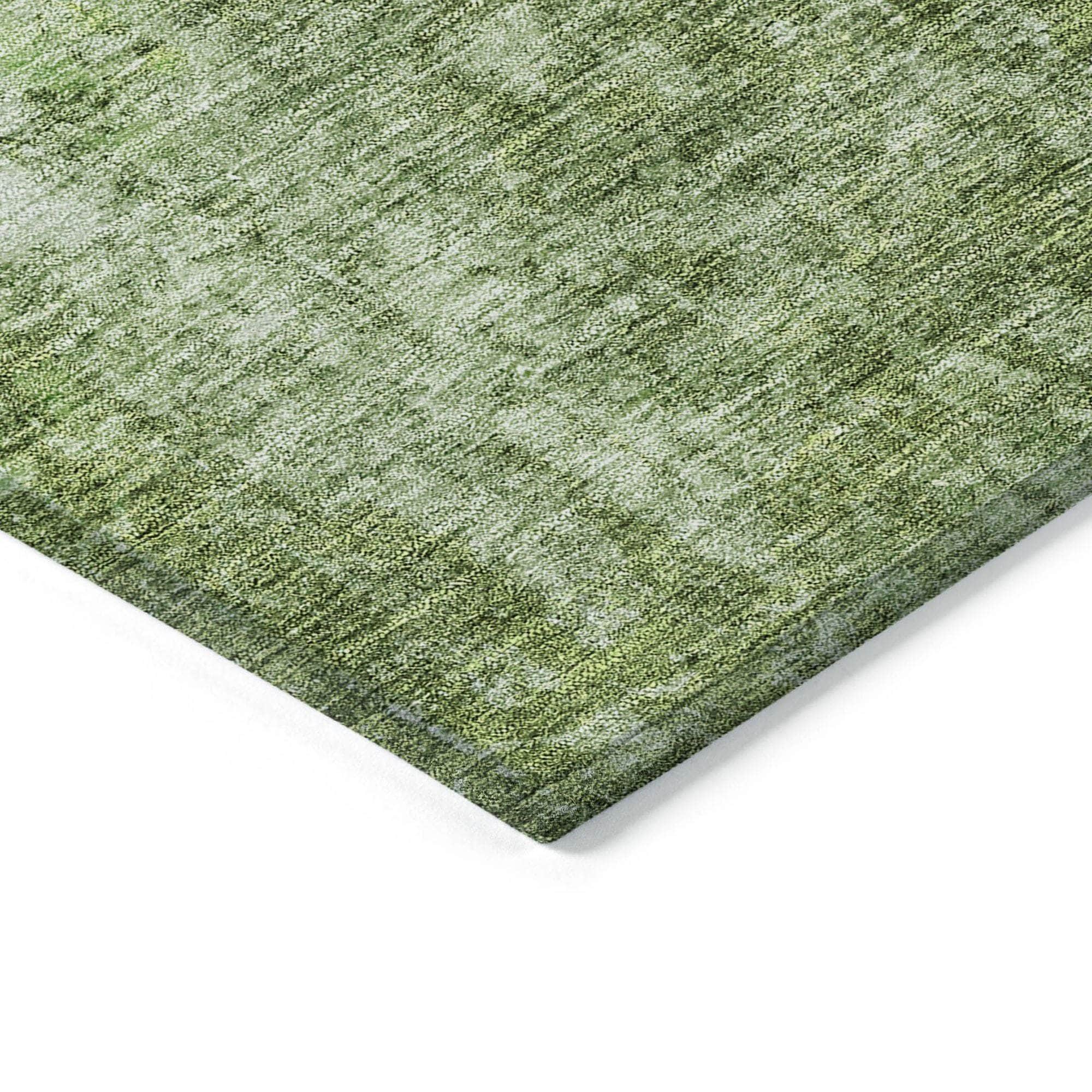 Machine Made ACN656 Olive Green Rugs #color_olive green