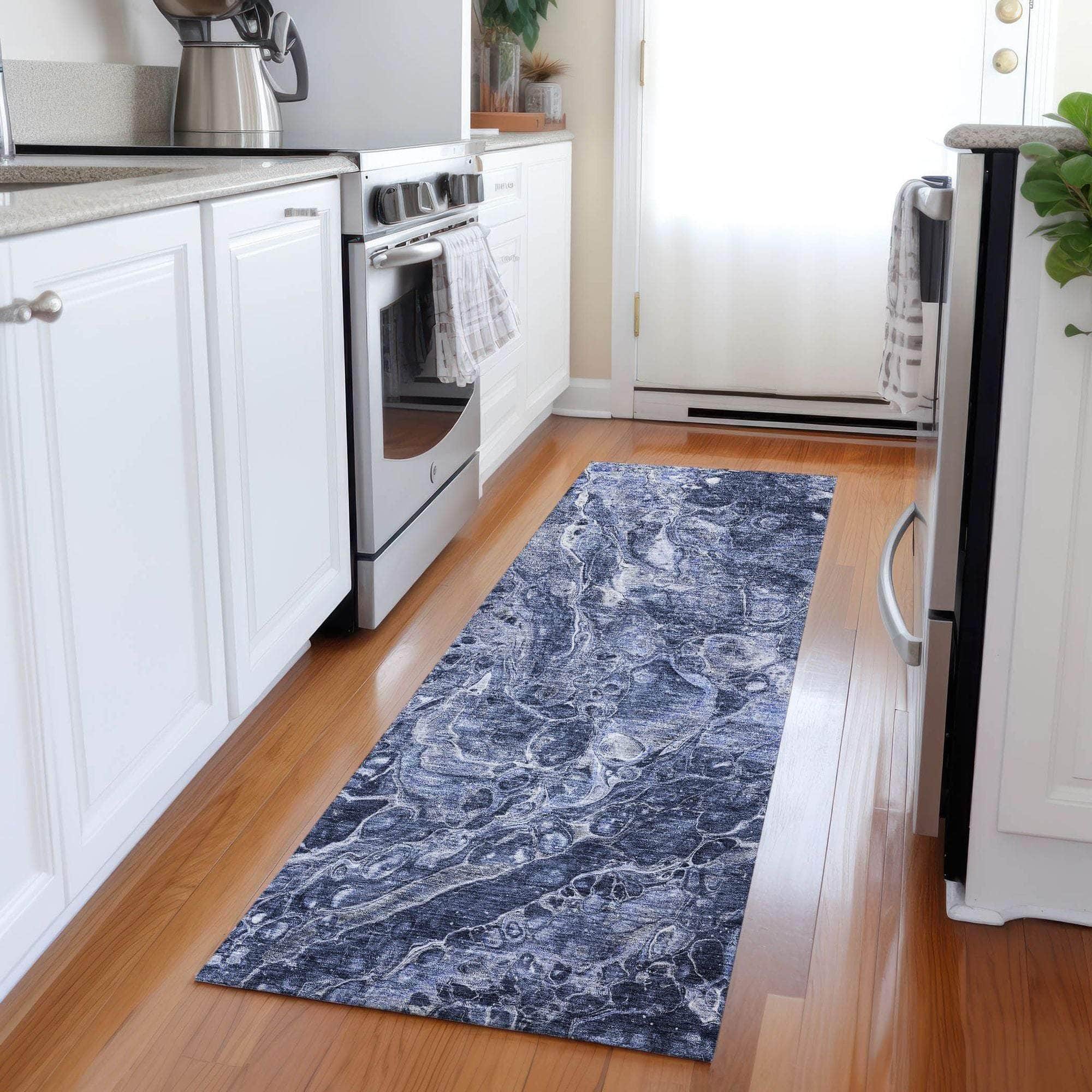 Machine Made ACN670 Navy Blue Rugs #color_navy blue