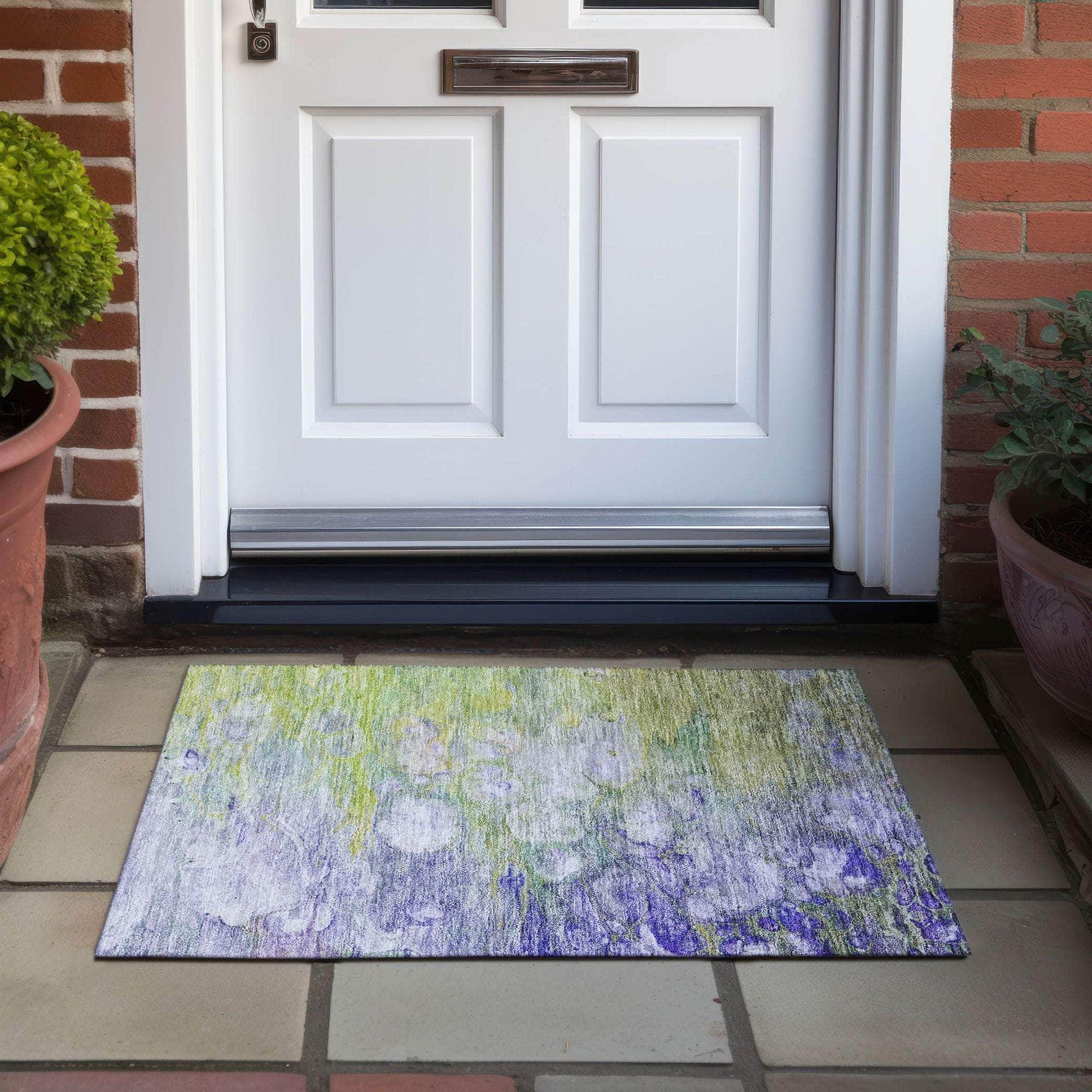 Machine Made ACN698 Aloe Green Rugs #color_aloe green