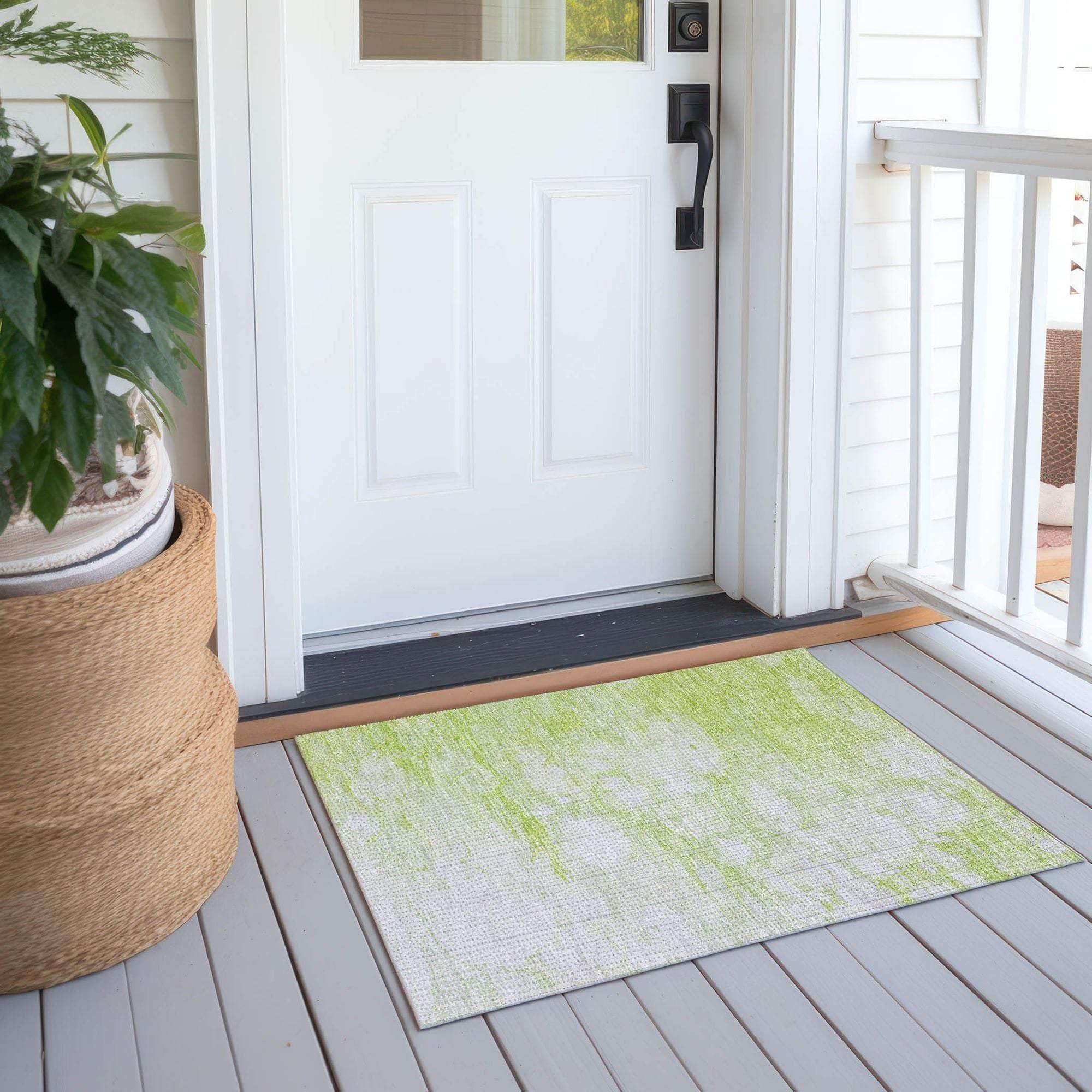 Machine Made ACN699 Aloe Green Rugs #color_aloe green