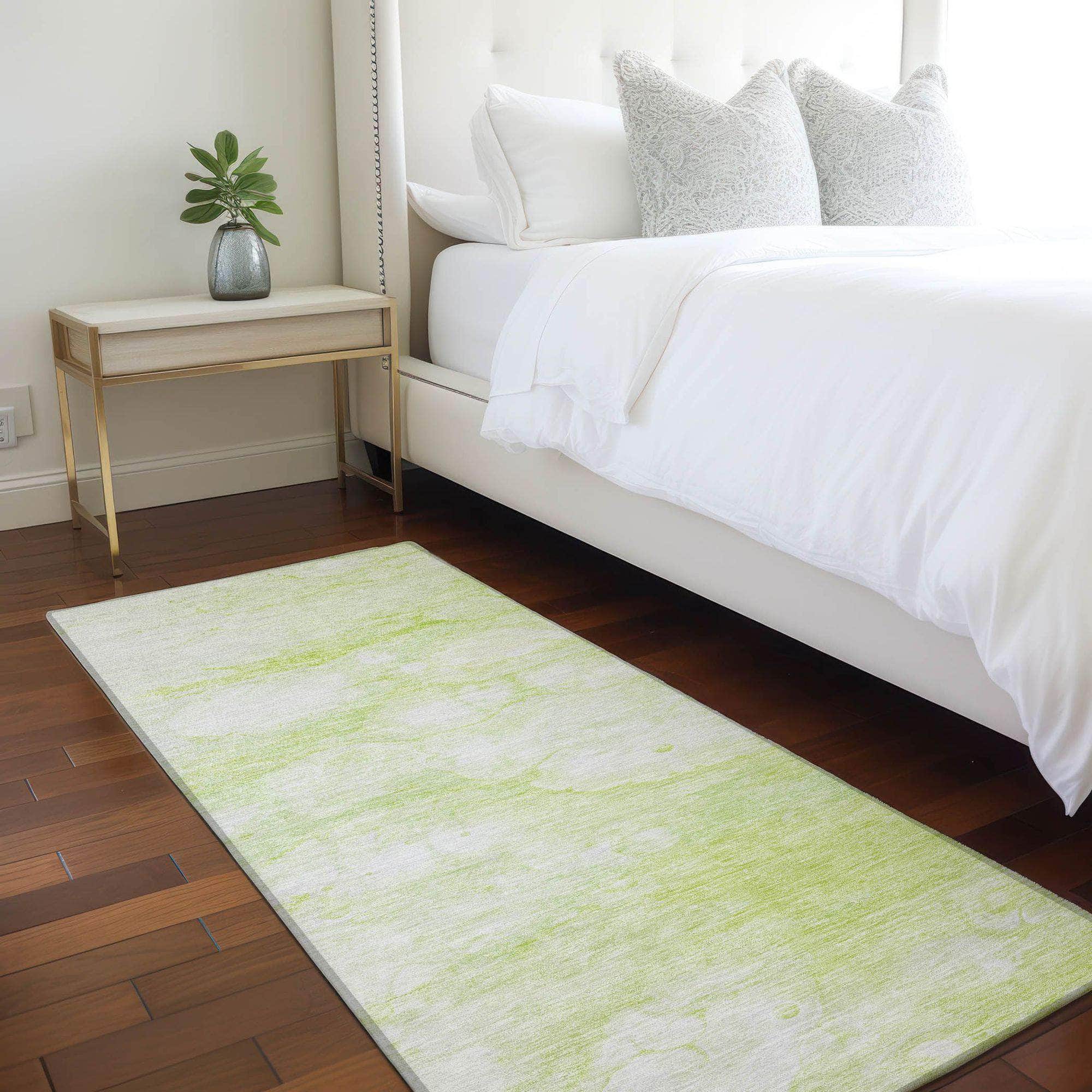 Machine Made ACN699 Aloe Green Rugs #color_aloe green