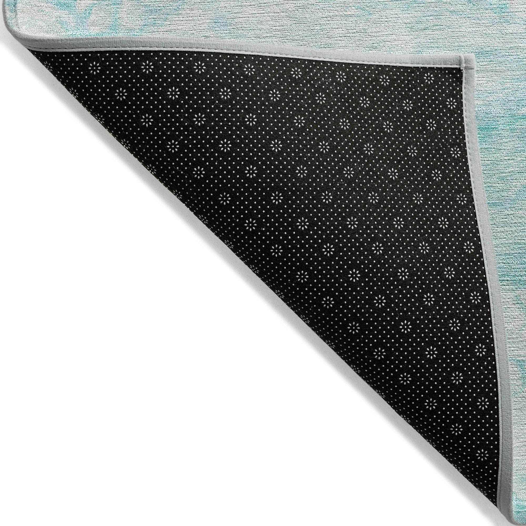 Machine Made ACN699 Aqua Teal Rugs #color_aqua teal