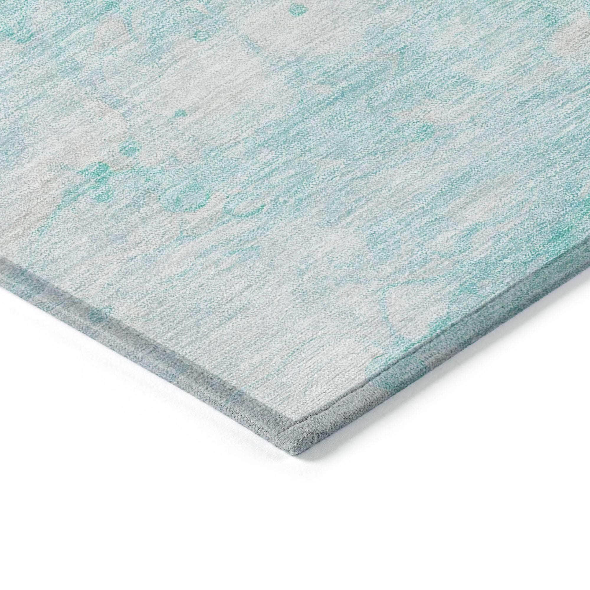 Machine Made ACN699 Aqua Teal Rugs #color_aqua teal