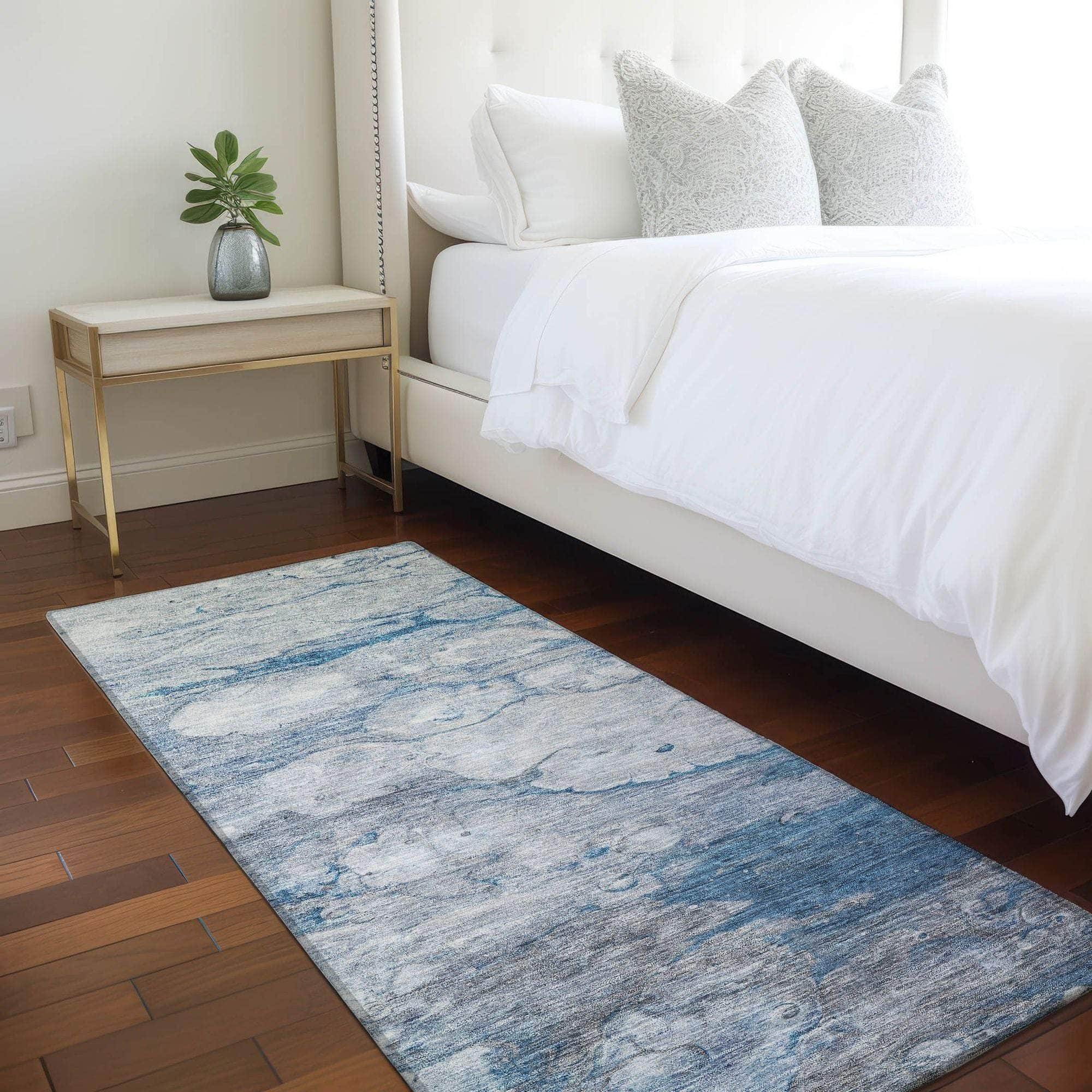 Machine Made ACN698 Blue  Rugs #color_blue 