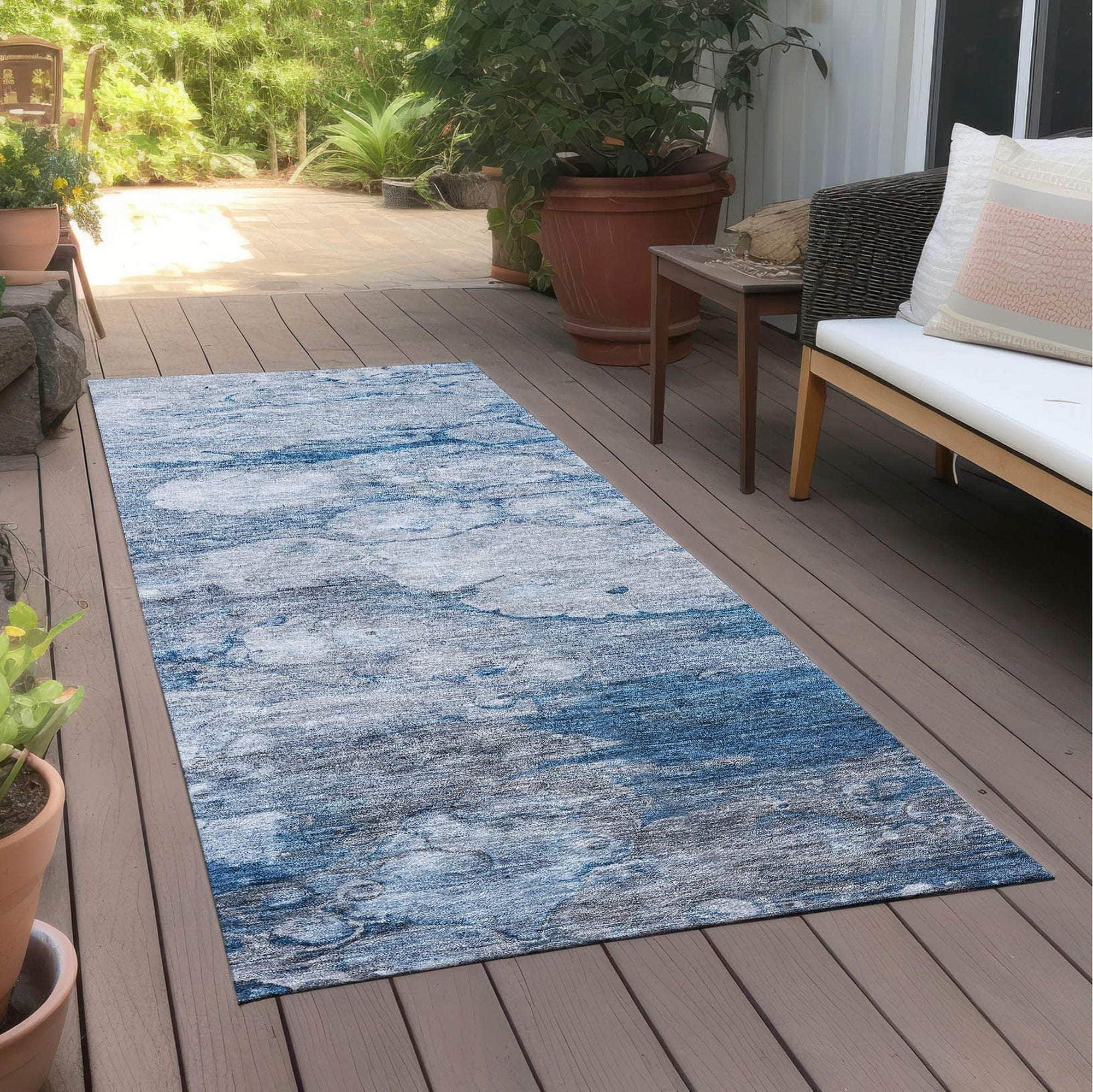 Machine Made ACN698 Blue  Rugs #color_blue 