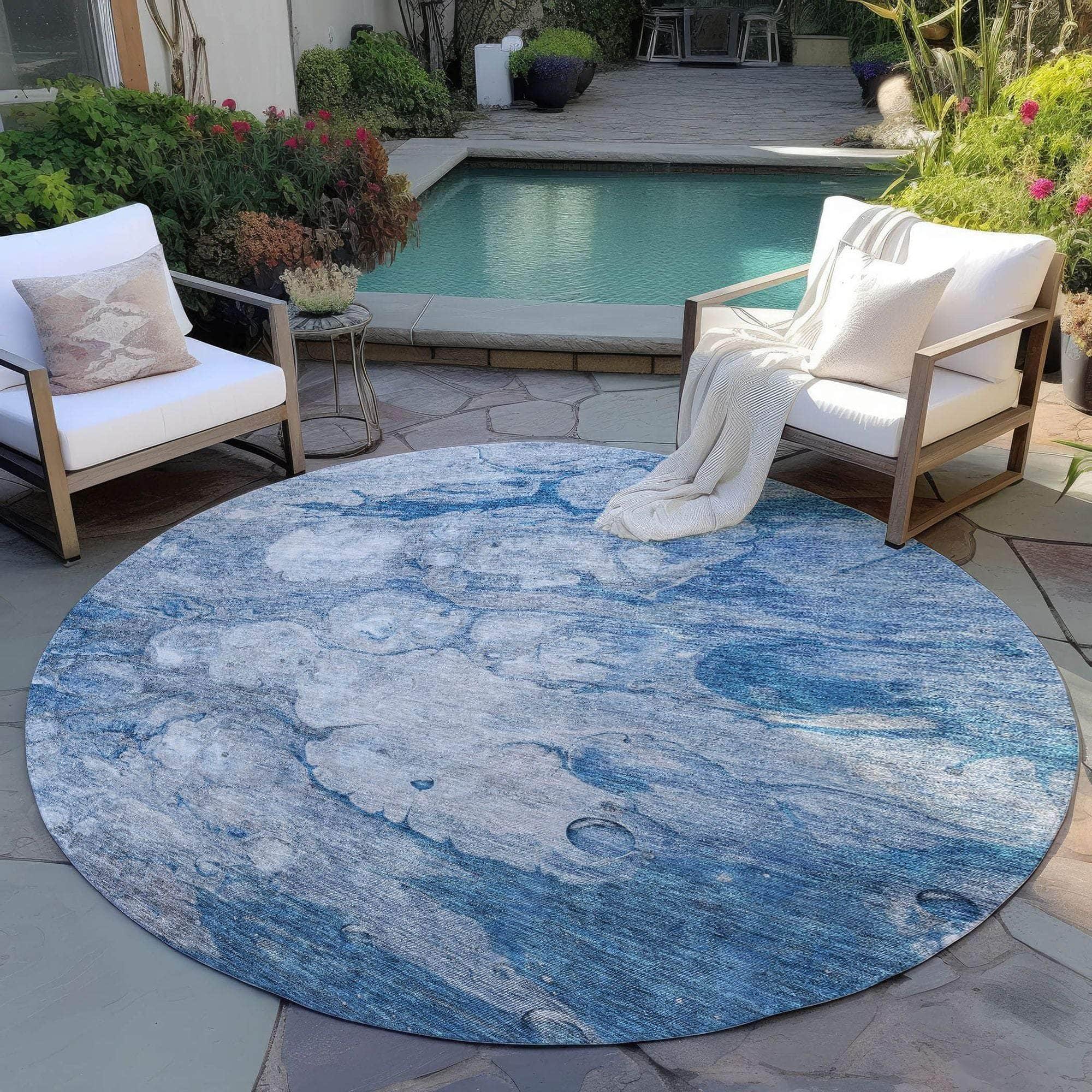 Machine Made ACN698 Blue  Rugs #color_blue 