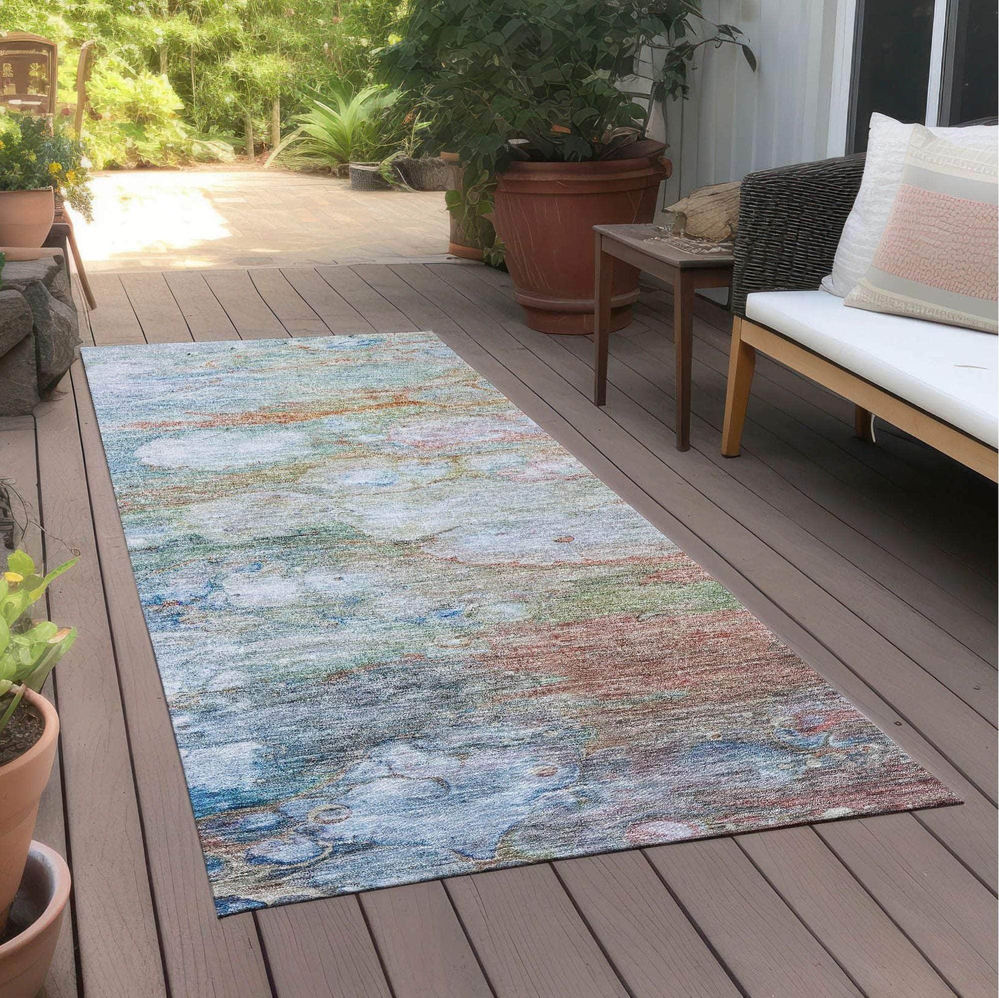 Machine Made ACN698 Coral Orange Rugs #color_coral orange