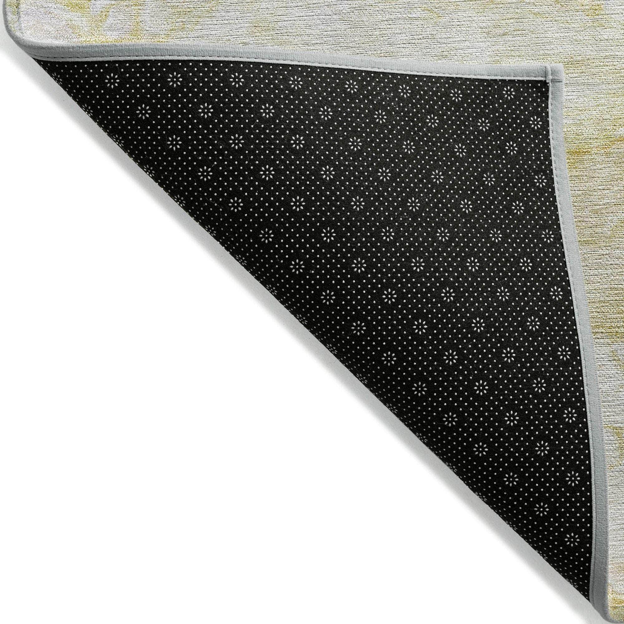 Machine Made ACN699 Gold  Rugs #color_gold 