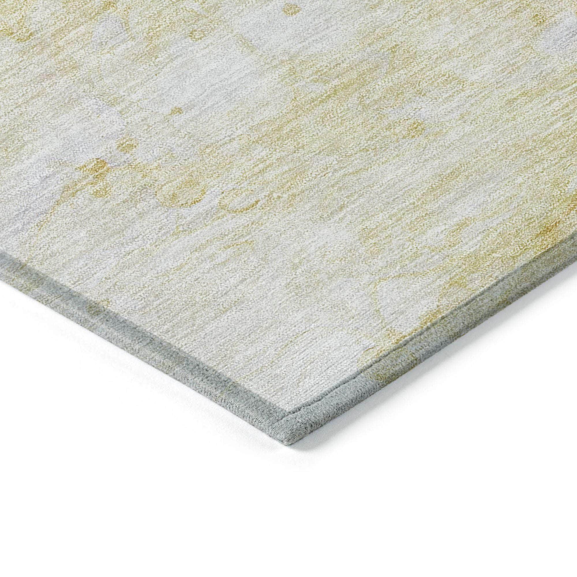 Machine Made ACN699 Gold  Rugs #color_gold 
