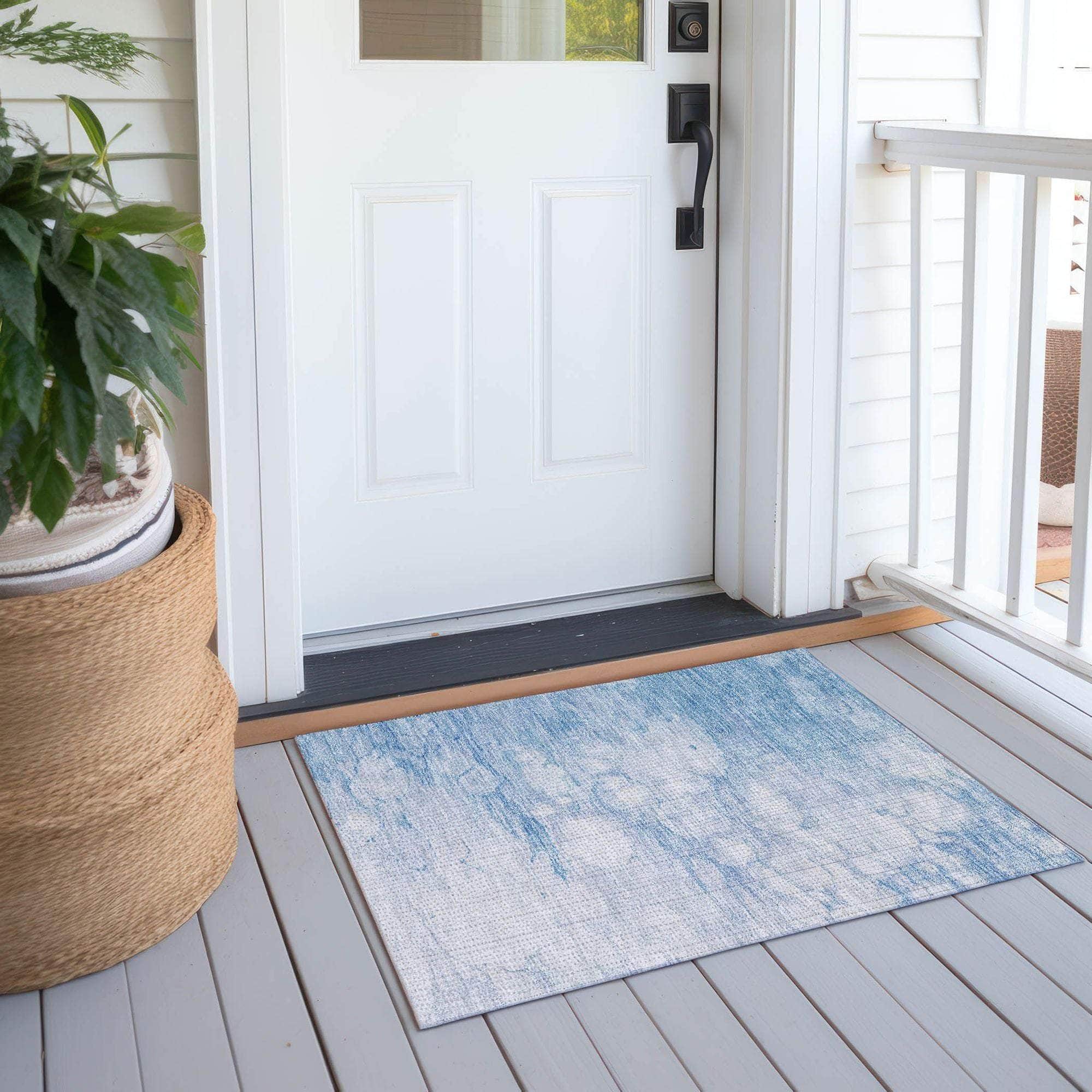 Machine Made ACN699 Sky Blue Rugs #color_sky blue