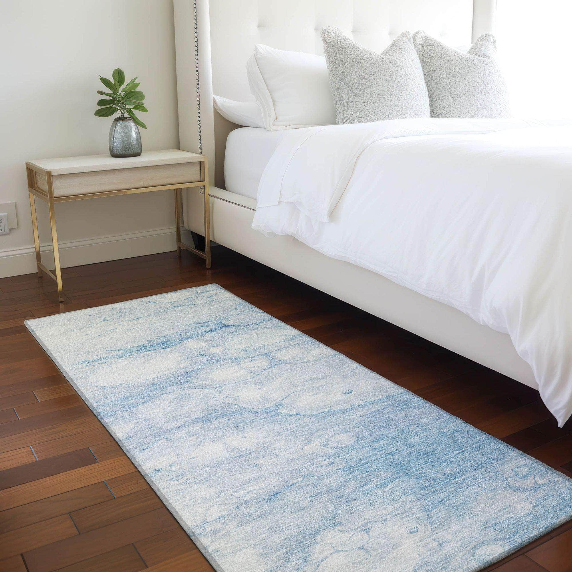 Machine Made ACN699 Sky Blue Rugs #color_sky blue