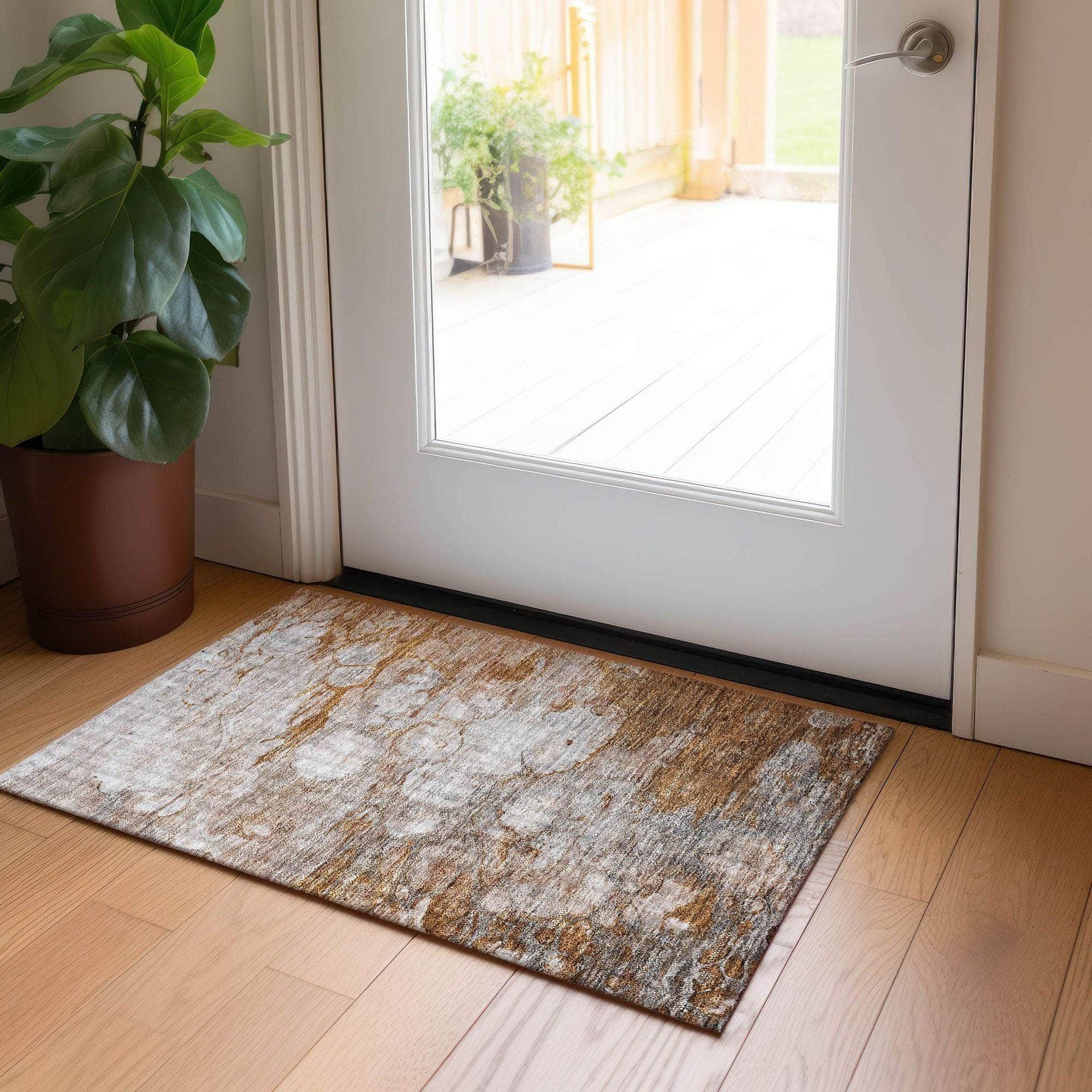 Machine Made ACN698 Terracotta Orange Rugs #color_terracotta orange