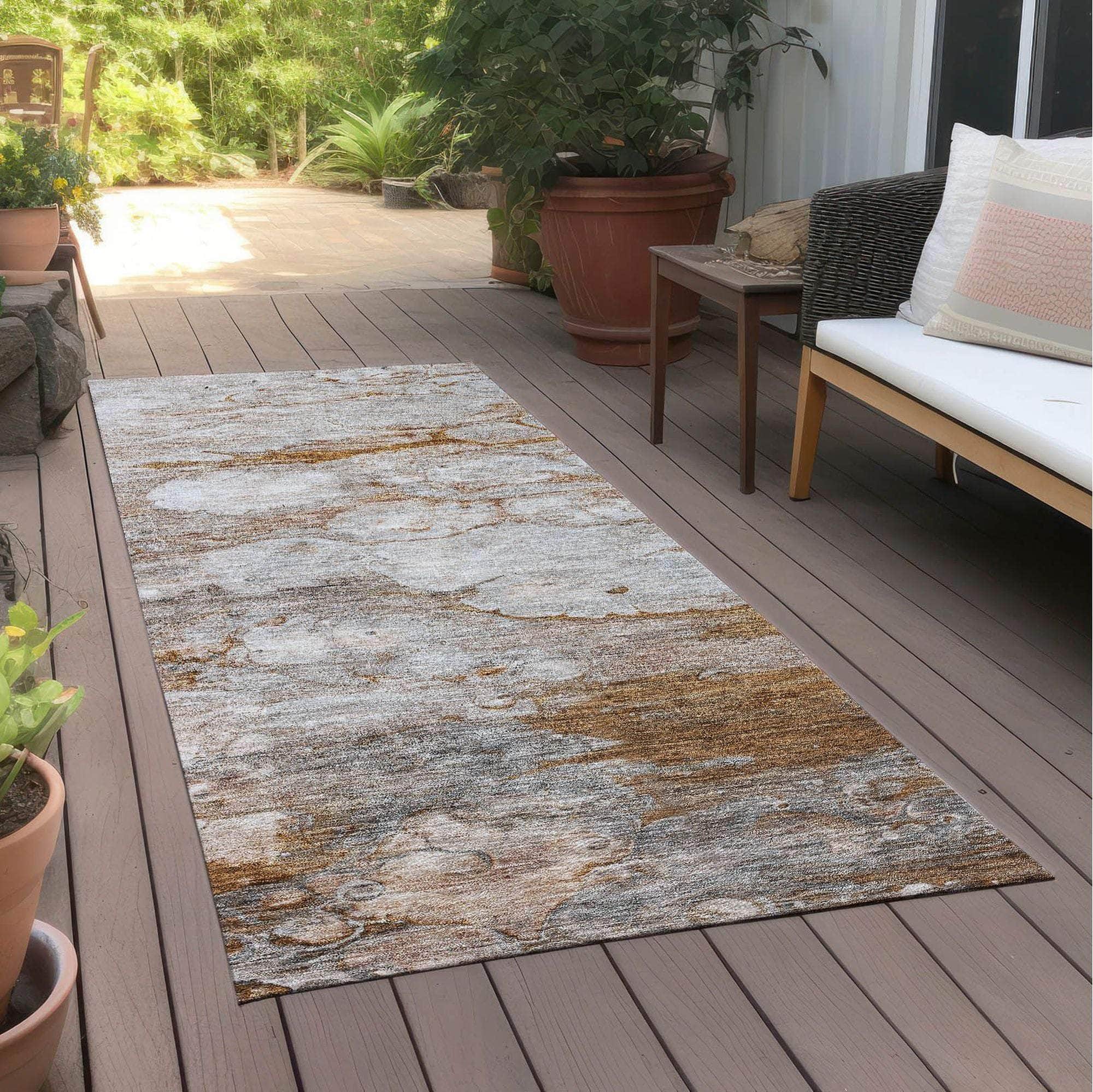 Machine Made ACN698 Terracotta Orange Rugs #color_terracotta orange