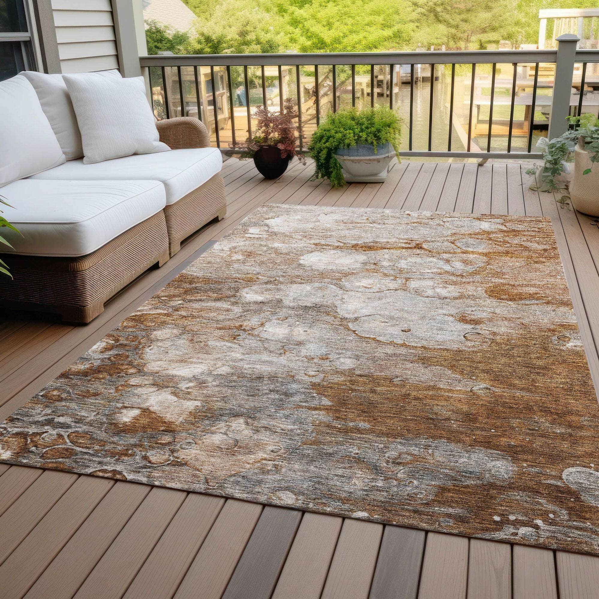 Machine Made ACN698 Terracotta Orange Rugs #color_terracotta orange