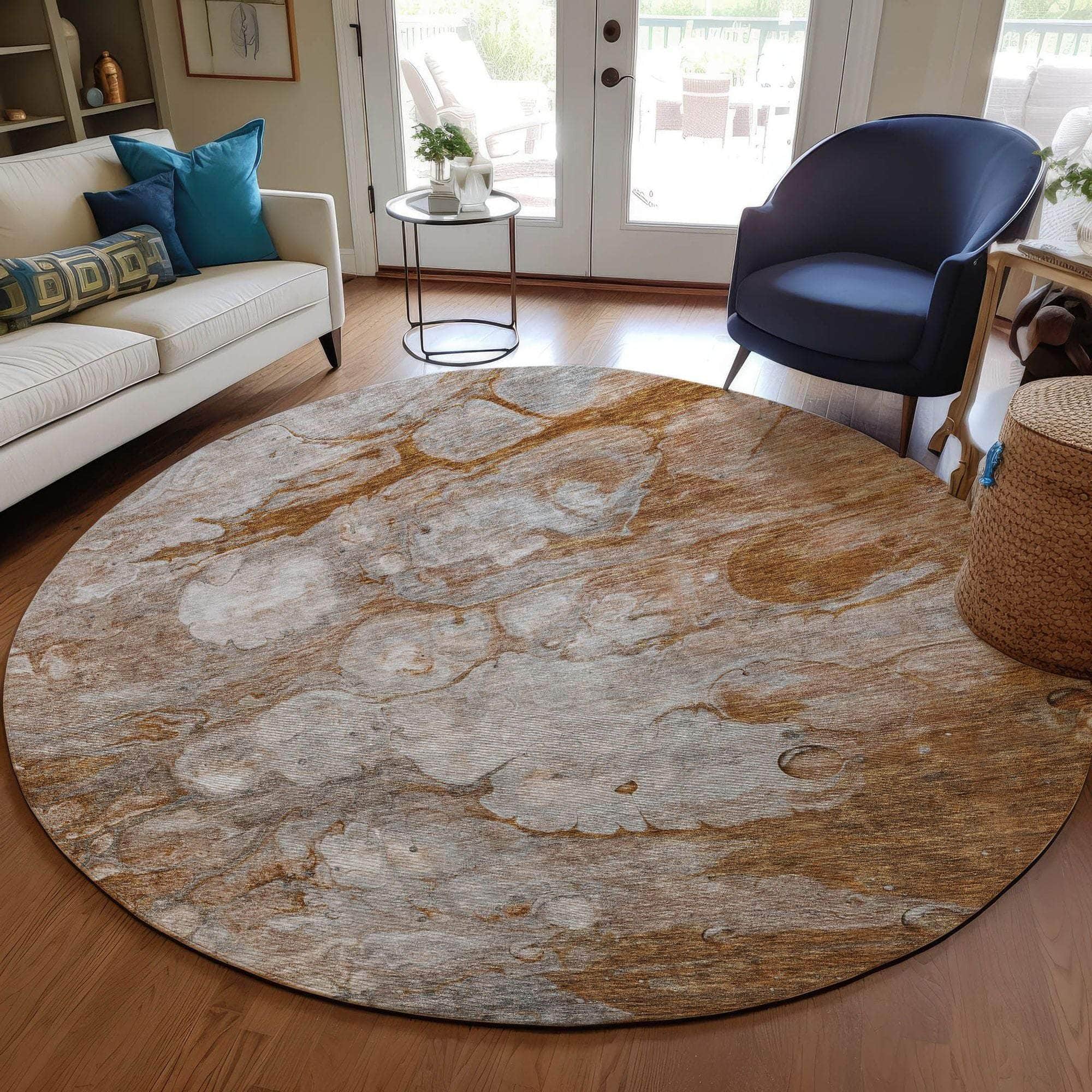 Machine Made ACN698 Terracotta Orange Rugs #color_terracotta orange