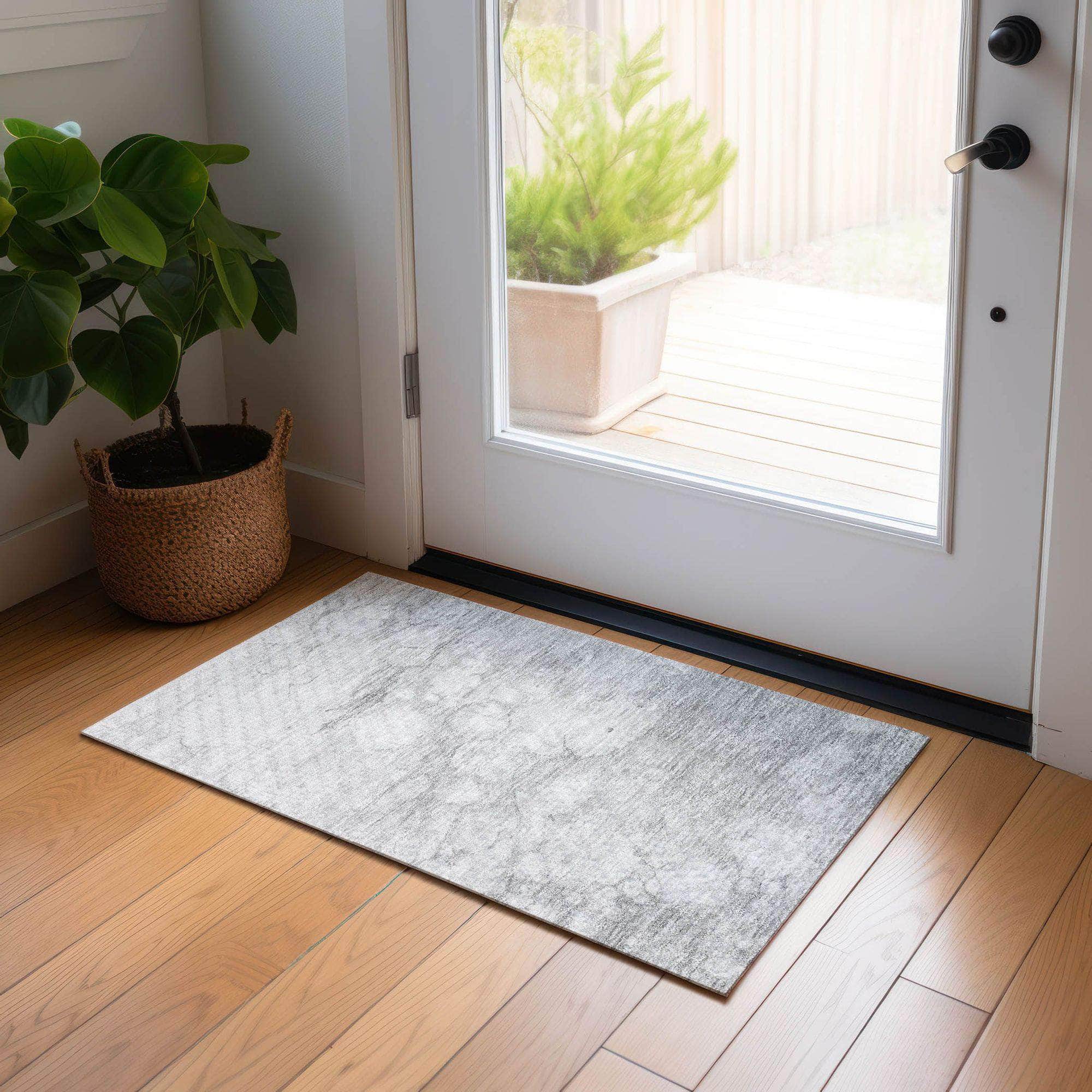 Machine Made ACN699 Silver Gray Rugs #color_silver gray