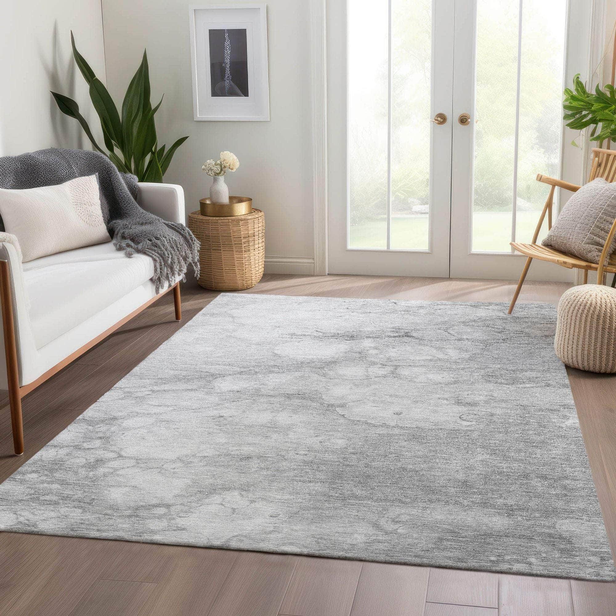 Machine Made ACN699 Silver Gray Rugs #color_silver gray