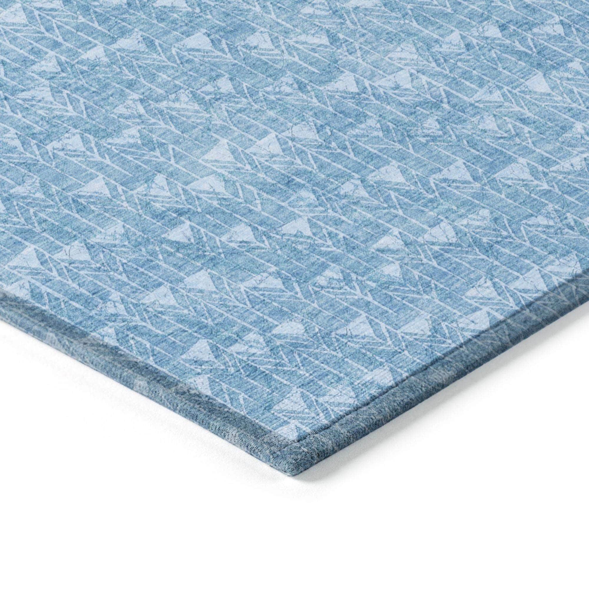 Machine Made ACN514 Blue  Rugs 