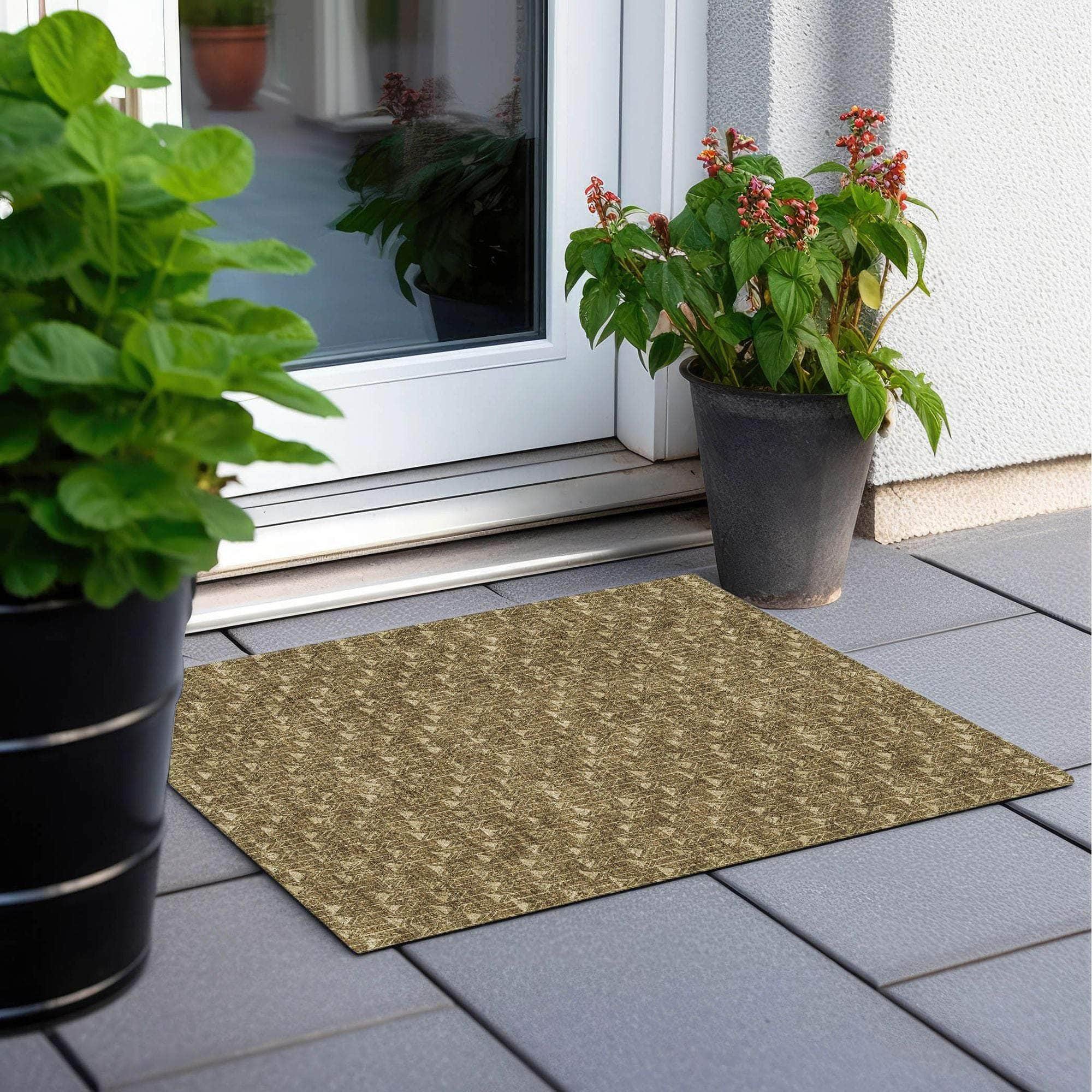 Machine Made ACN514 Brown  Rugs #color_brown 