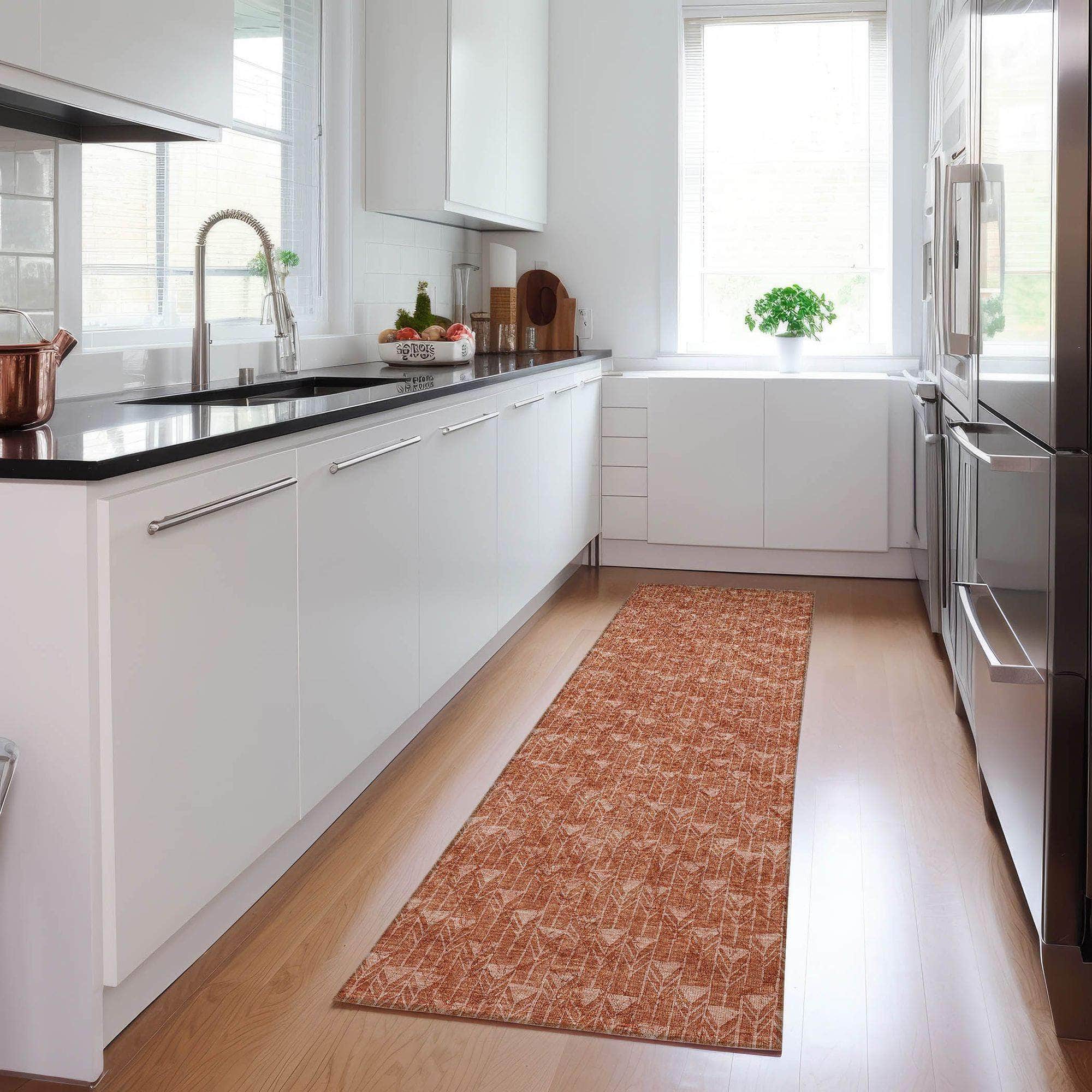 Machine Made ACN514 Terracotta Orange Rugs #color_terracotta orange