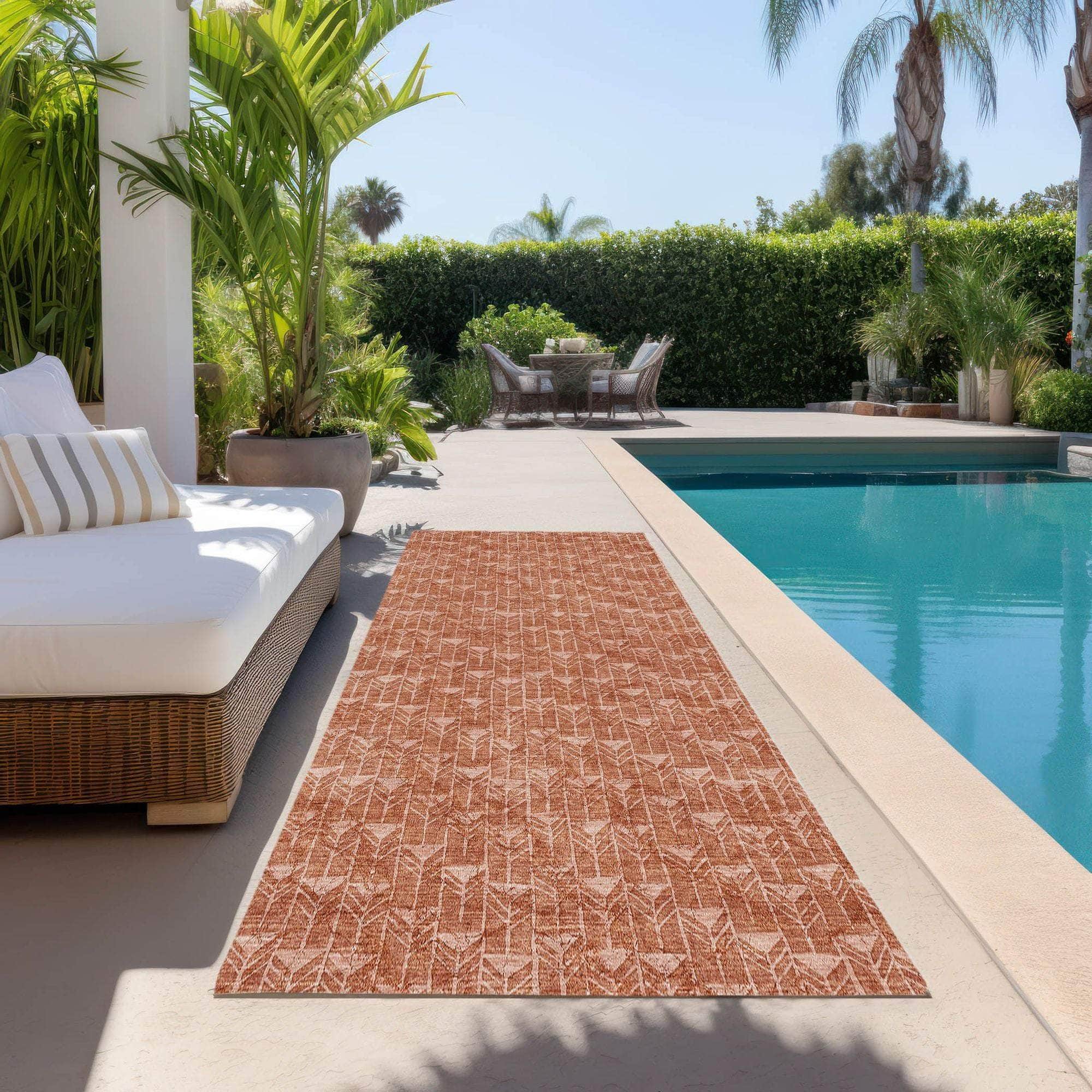 Machine Made ACN514 Terracotta Orange Rugs #color_terracotta orange