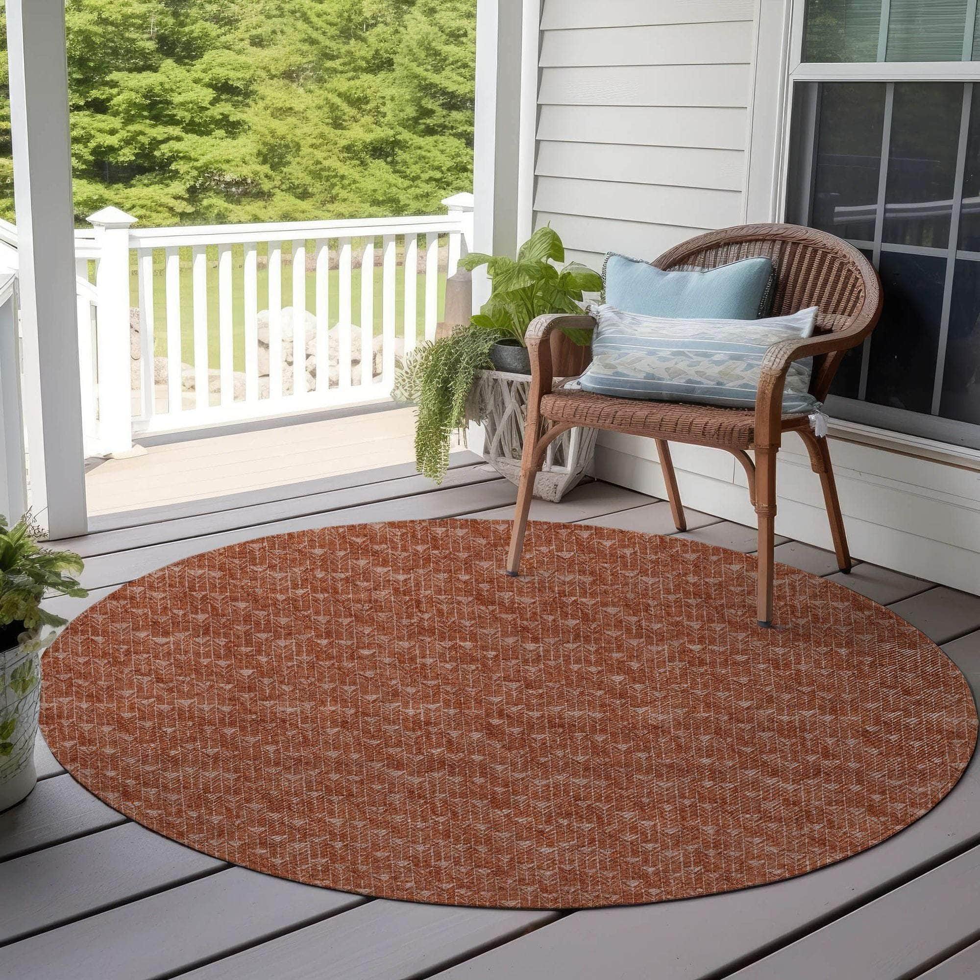 Machine Made ACN514 Terracotta Orange Rugs #color_terracotta orange