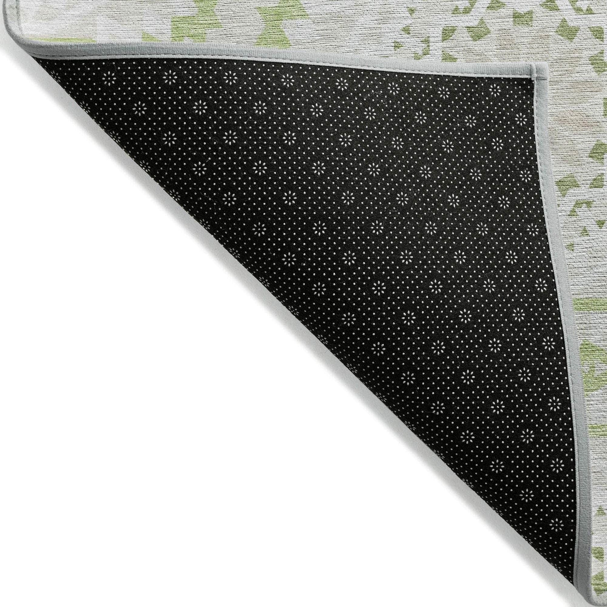 Machine Made ACN619 Aloe Green Rugs 