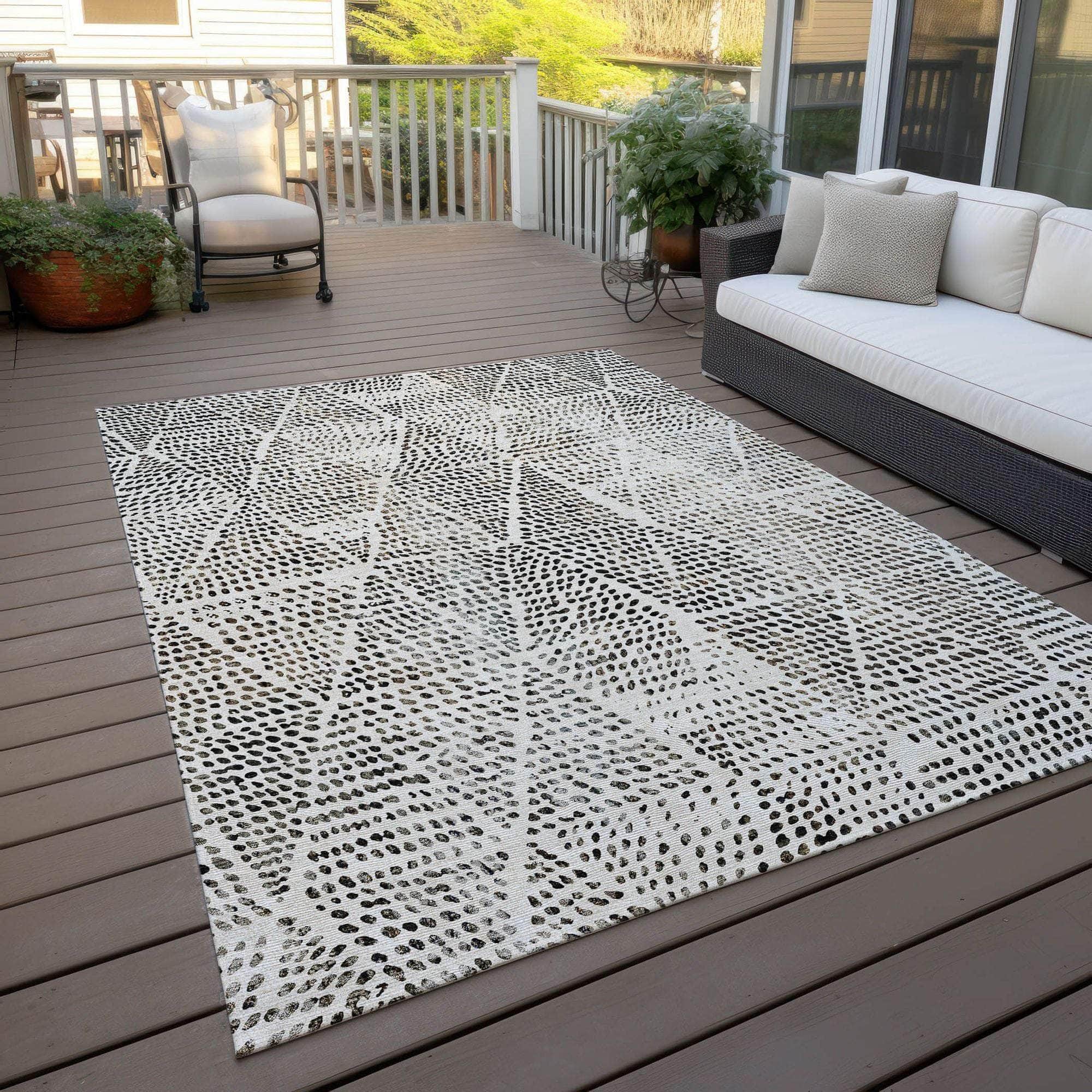 Machine Made ACN591 Ivory  Rugs 