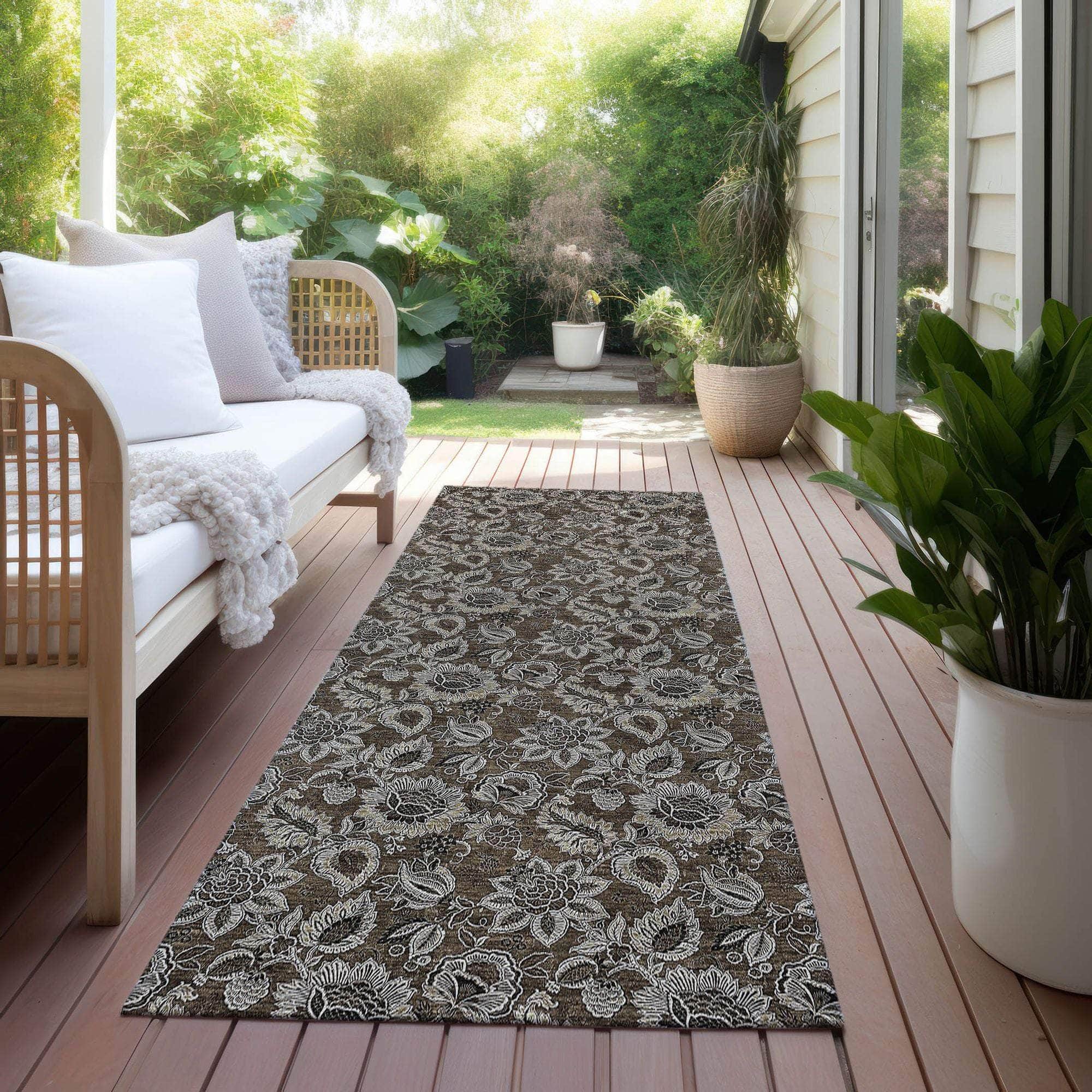 Machine Made ACN661 Chocolate Brown Rugs #color_chocolate brown