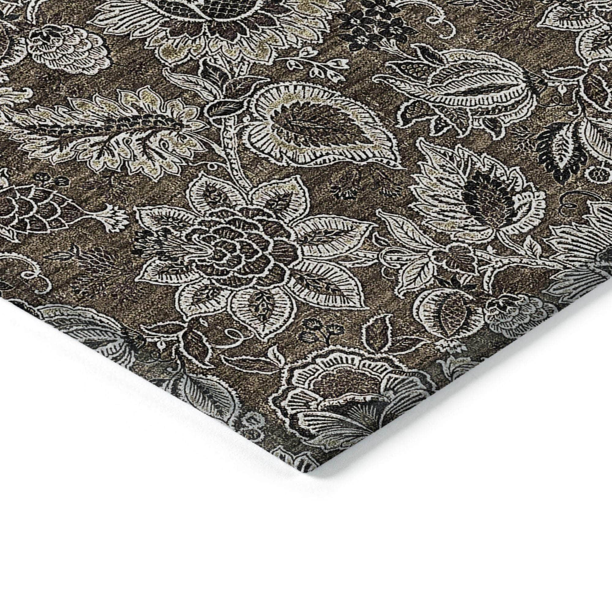 Machine Made ACN661 Chocolate Brown Rugs #color_chocolate brown