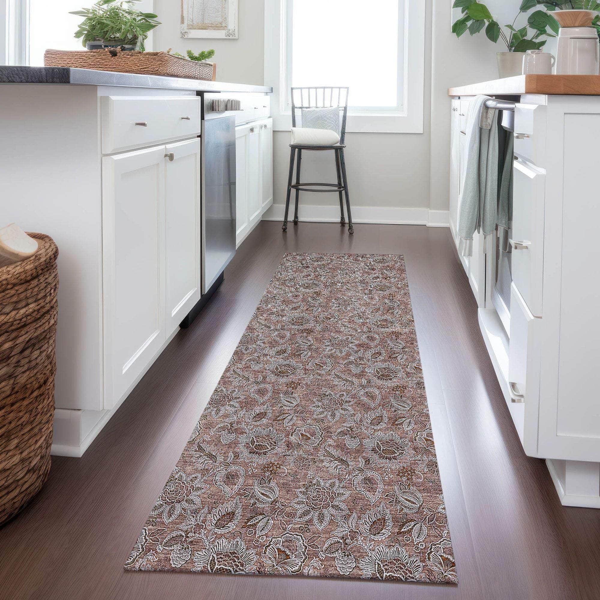 Machine Made ACN661 Copper Orange Rugs #color_copper orange