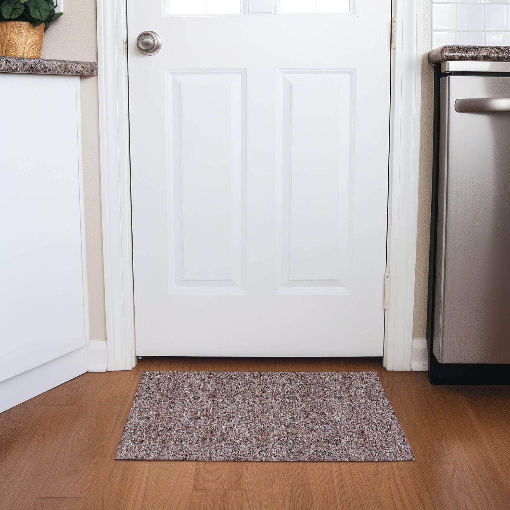 Machine Made ACN661 Copper Orange Rugs #color_copper orange