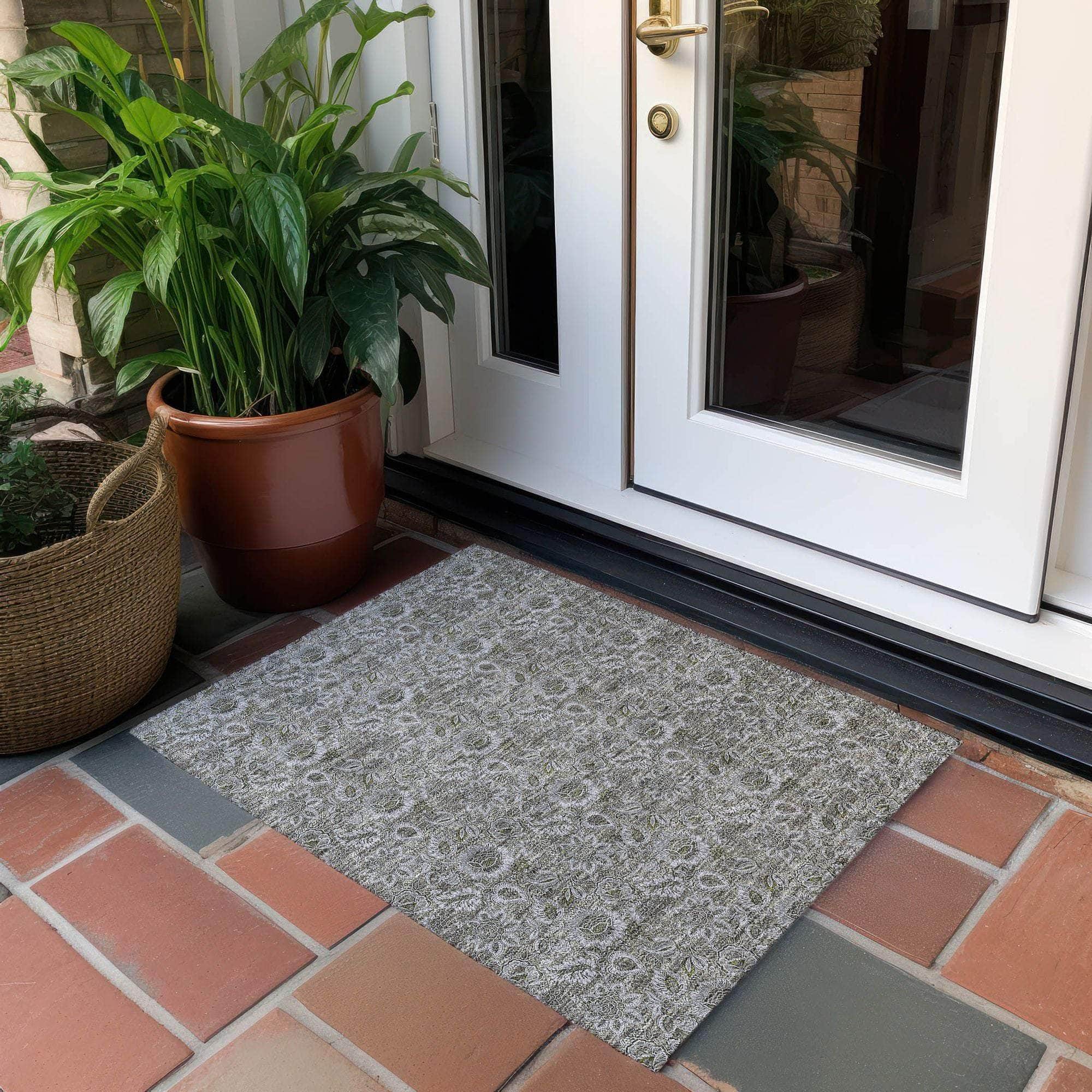Machine Made ACN661 Taupe Brown Rugs #color_taupe brown