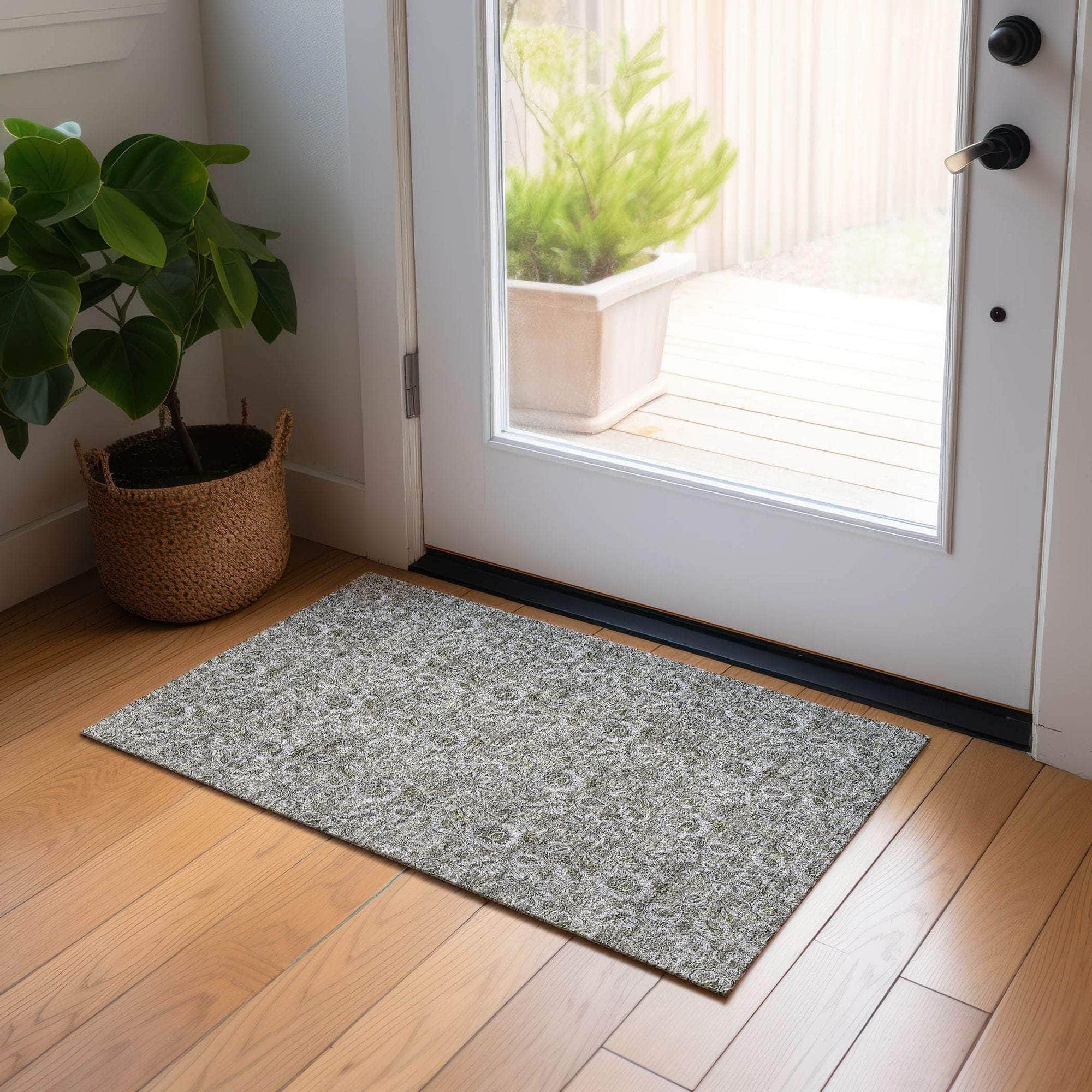 Machine Made ACN661 Taupe Brown Rugs #color_taupe brown