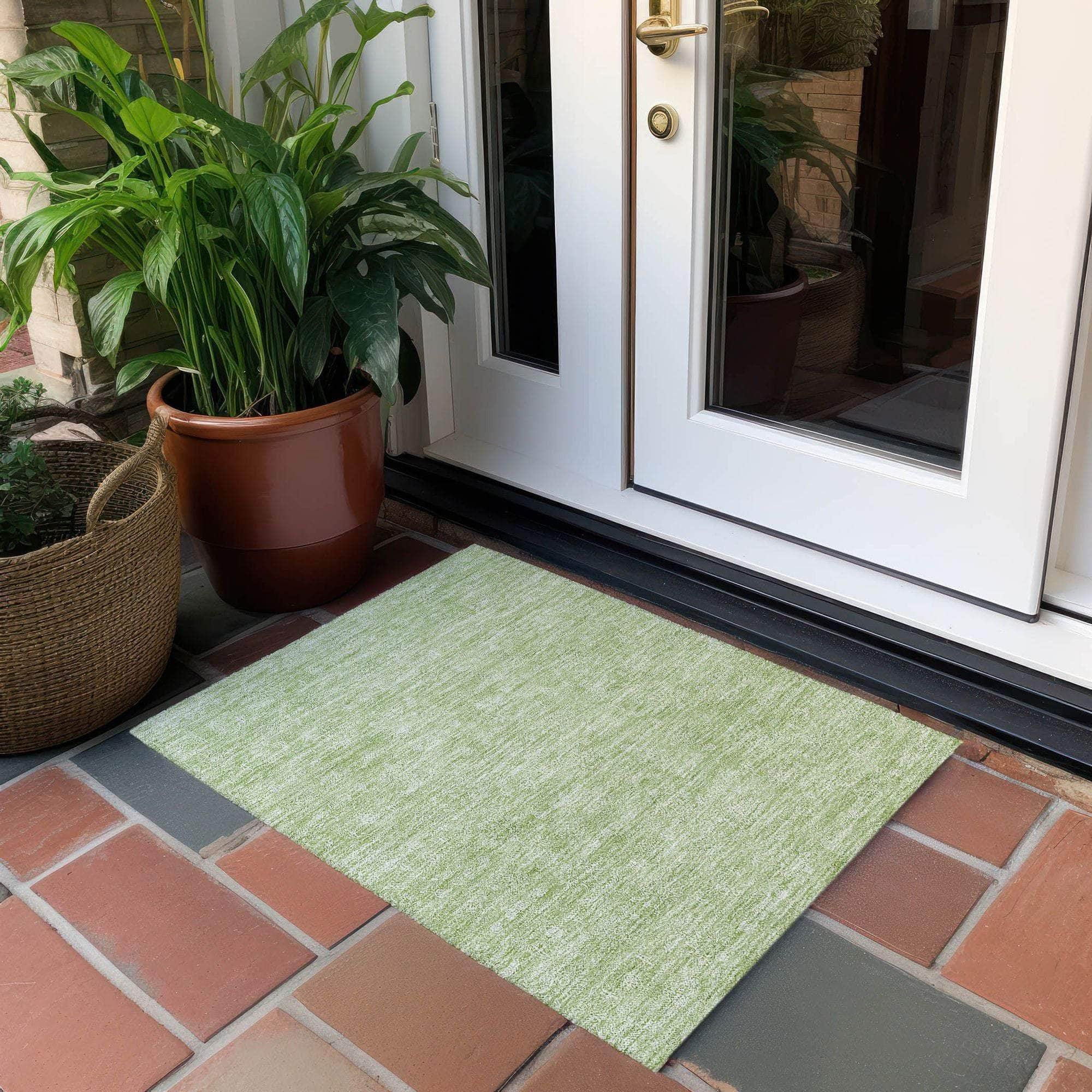 Machine Made ACN703 Aloe Green Rugs #color_aloe green