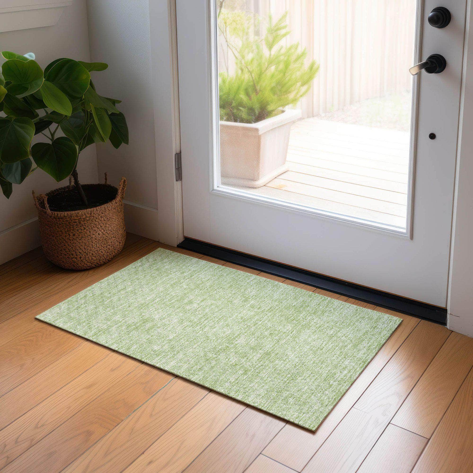 Machine Made ACN703 Aloe Green Rugs #color_aloe green