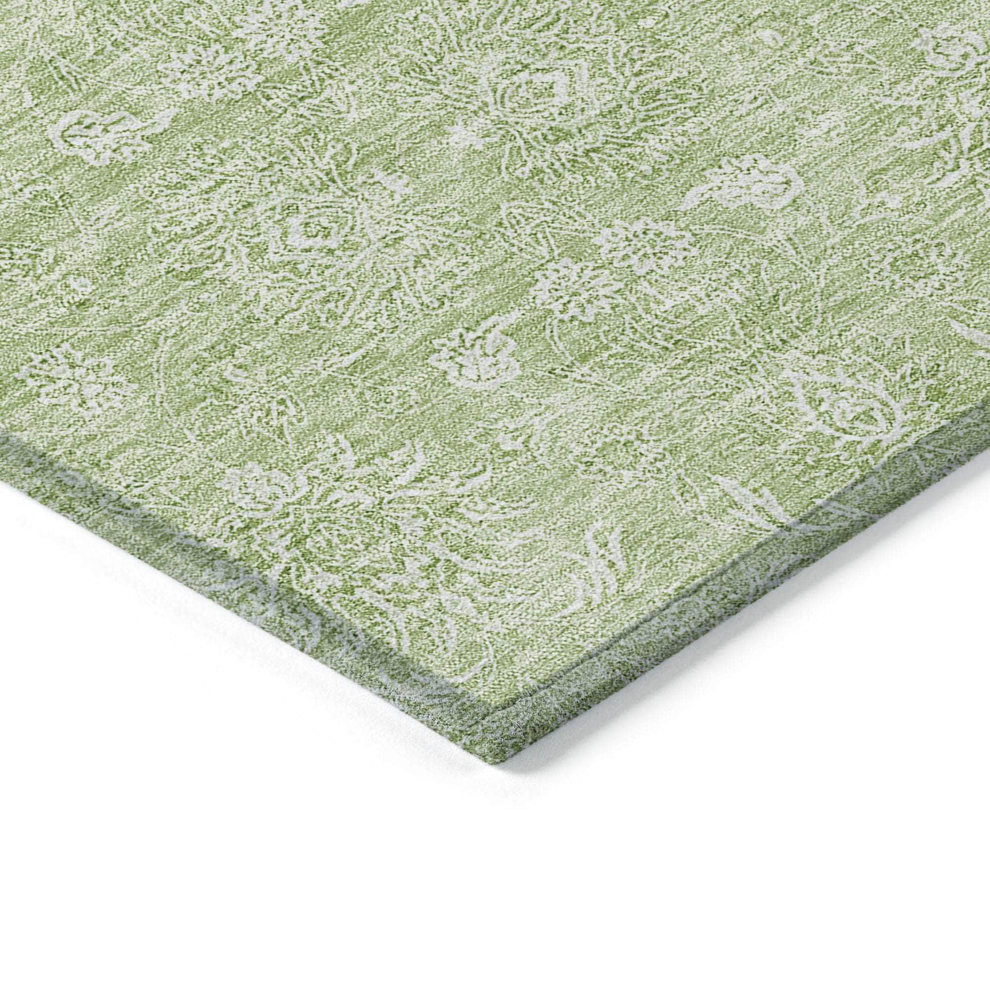 Machine Made ACN703 Aloe Green Rugs #color_aloe green