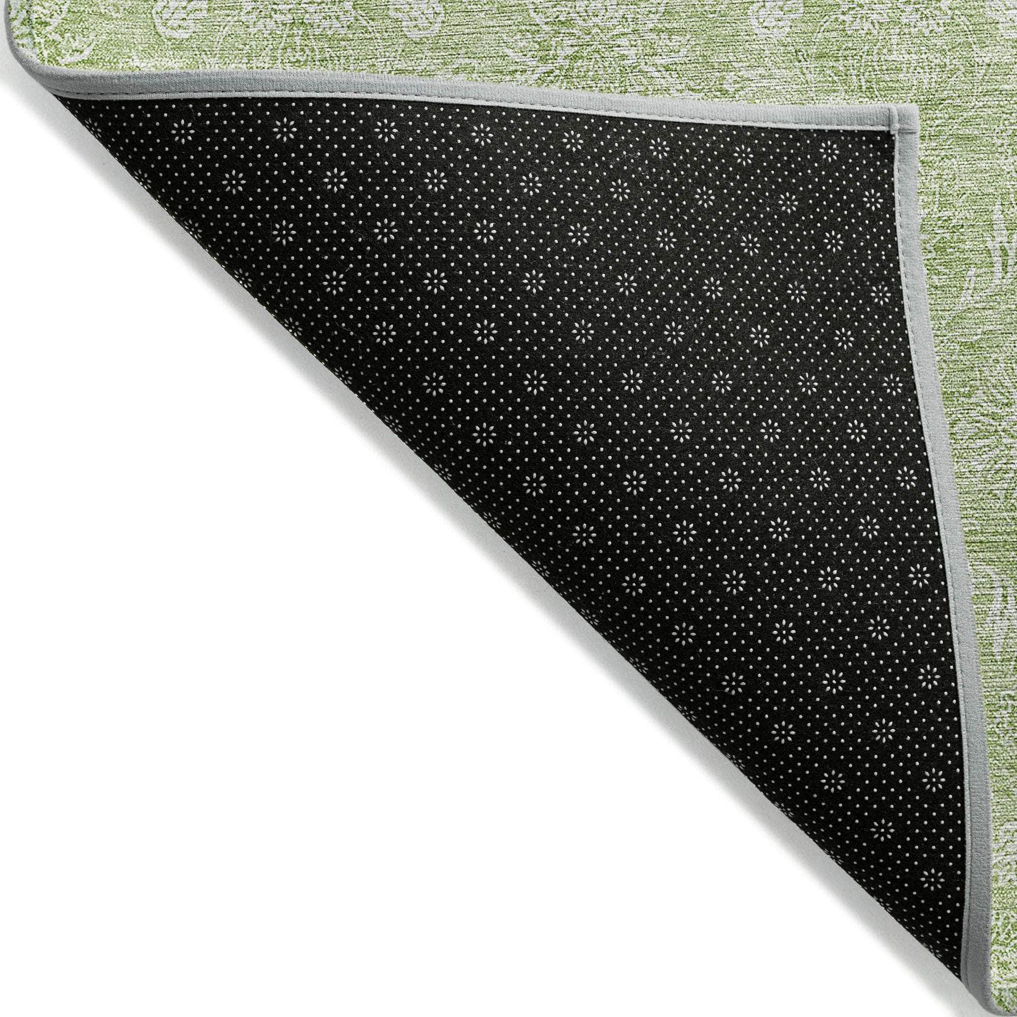 Machine Made ACN703 Aloe Green Rugs #color_aloe green